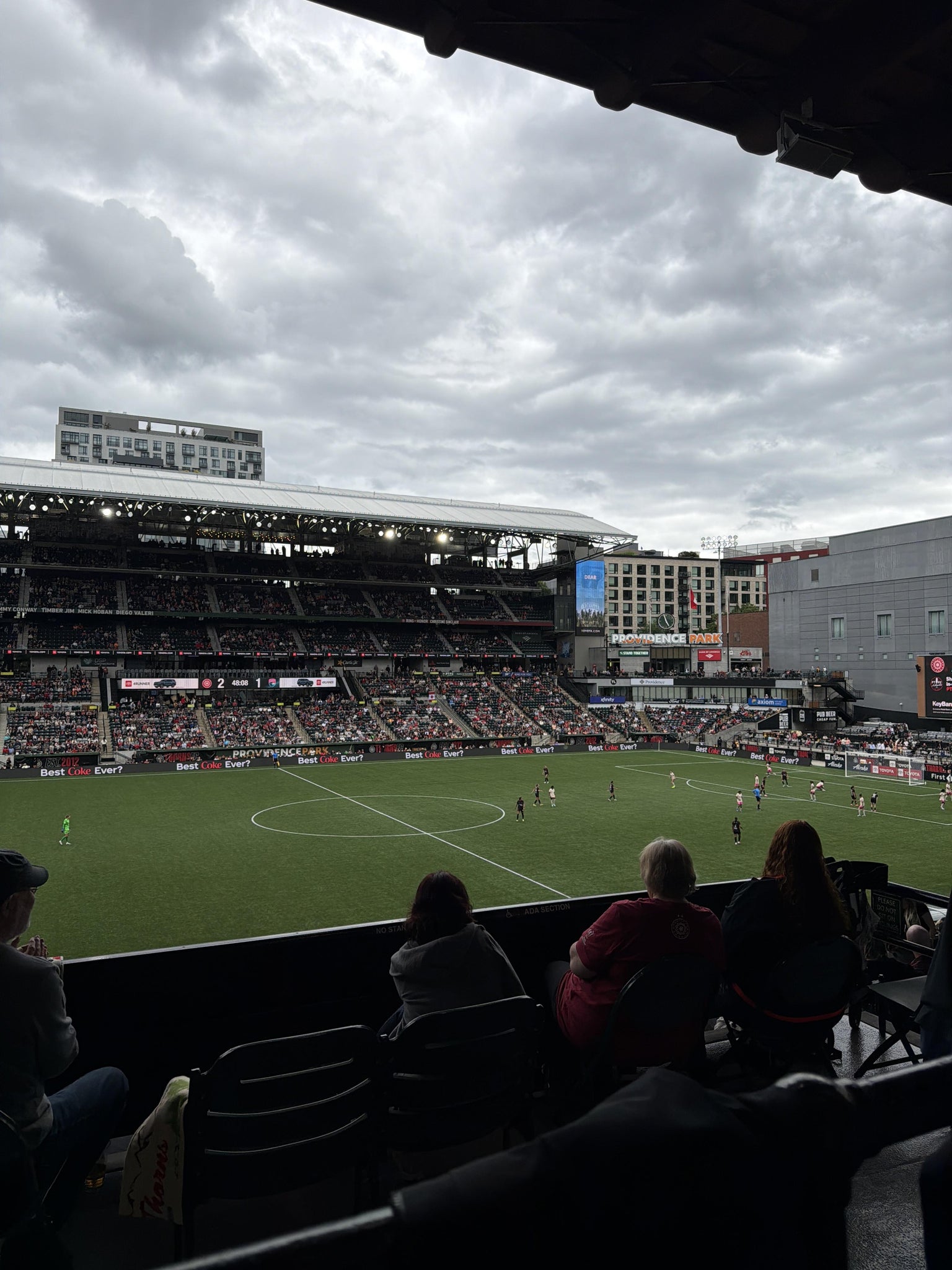Real Fan View taken from Section 216 at Providence Park by Juantae K