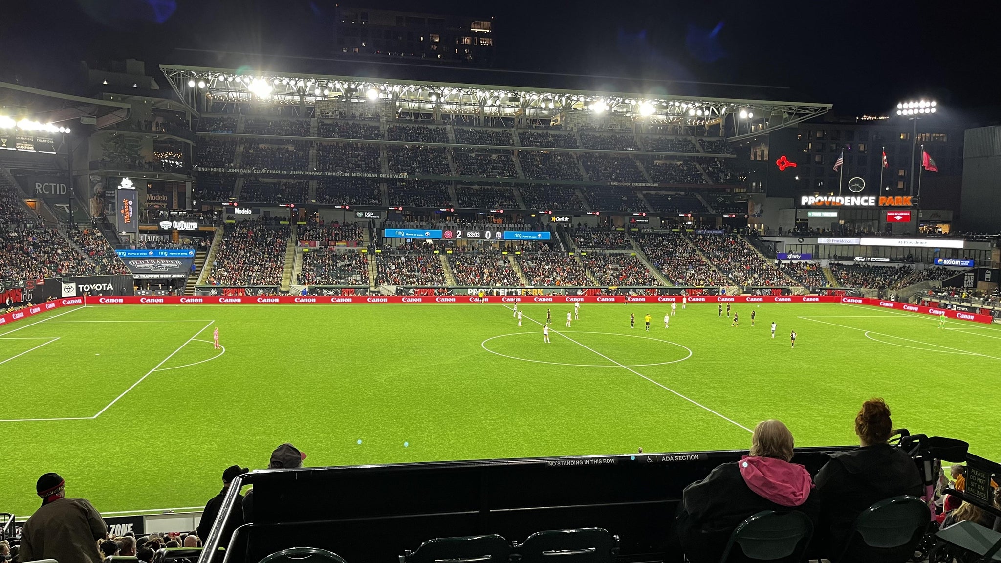 Real Fan View taken from Section 216 at Providence Park by Gus L