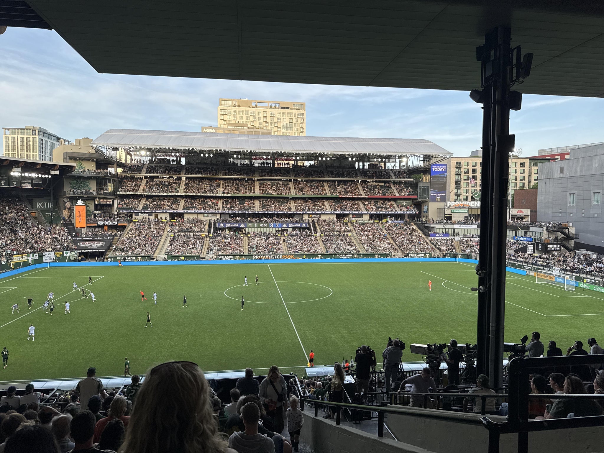 Real Fan View taken from Section 216 at Providence Park by Jesse G