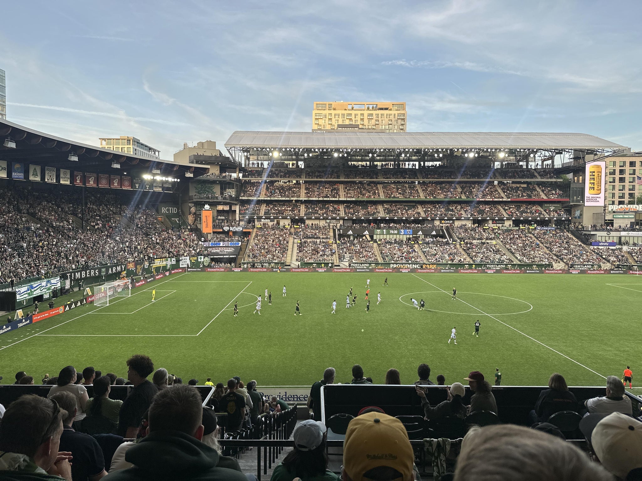 Real Fan View taken from Section 216 at Providence Park by Traci H