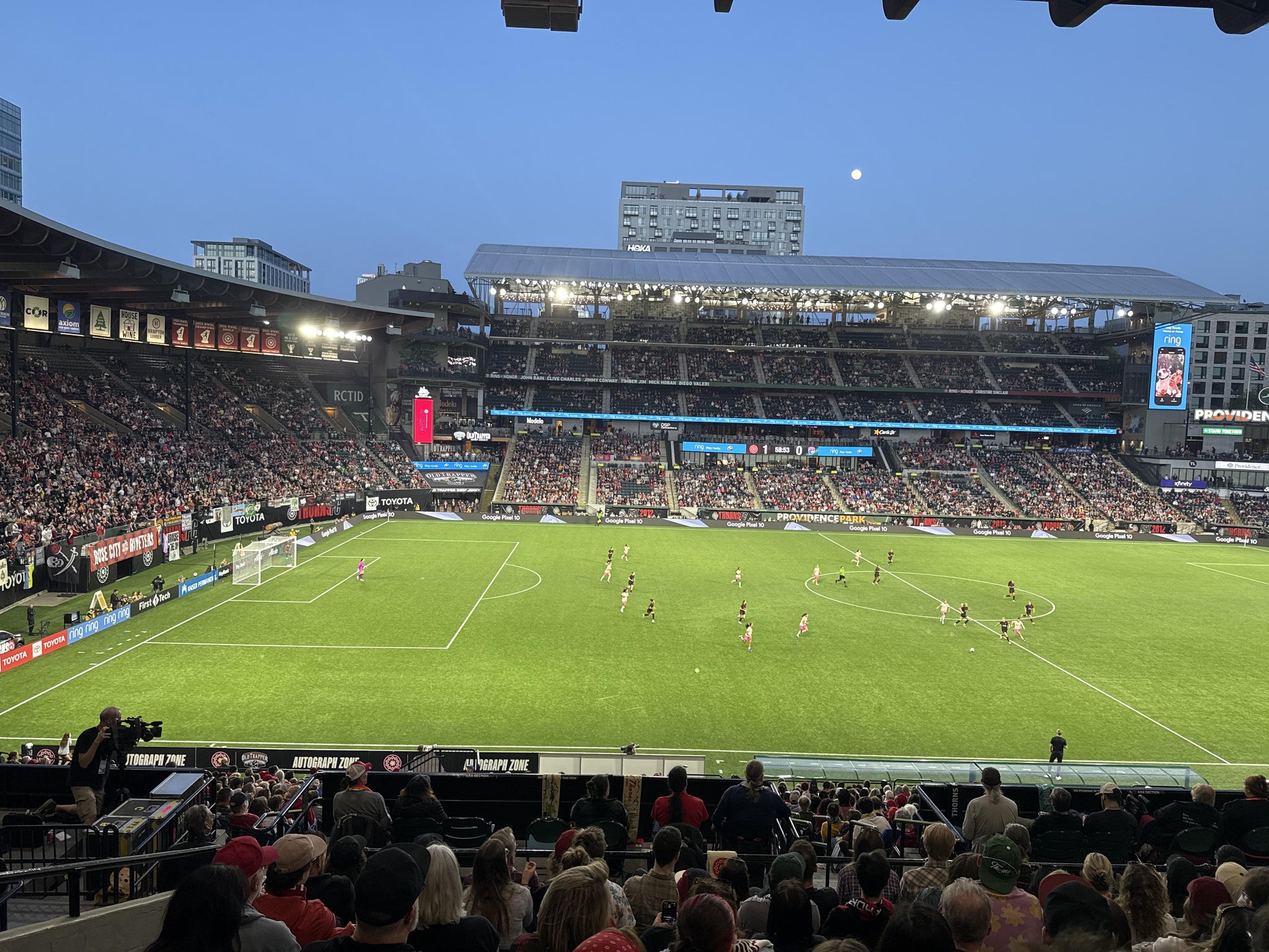 Real Fan View taken from Section 216 at Providence Park by Tatiana W