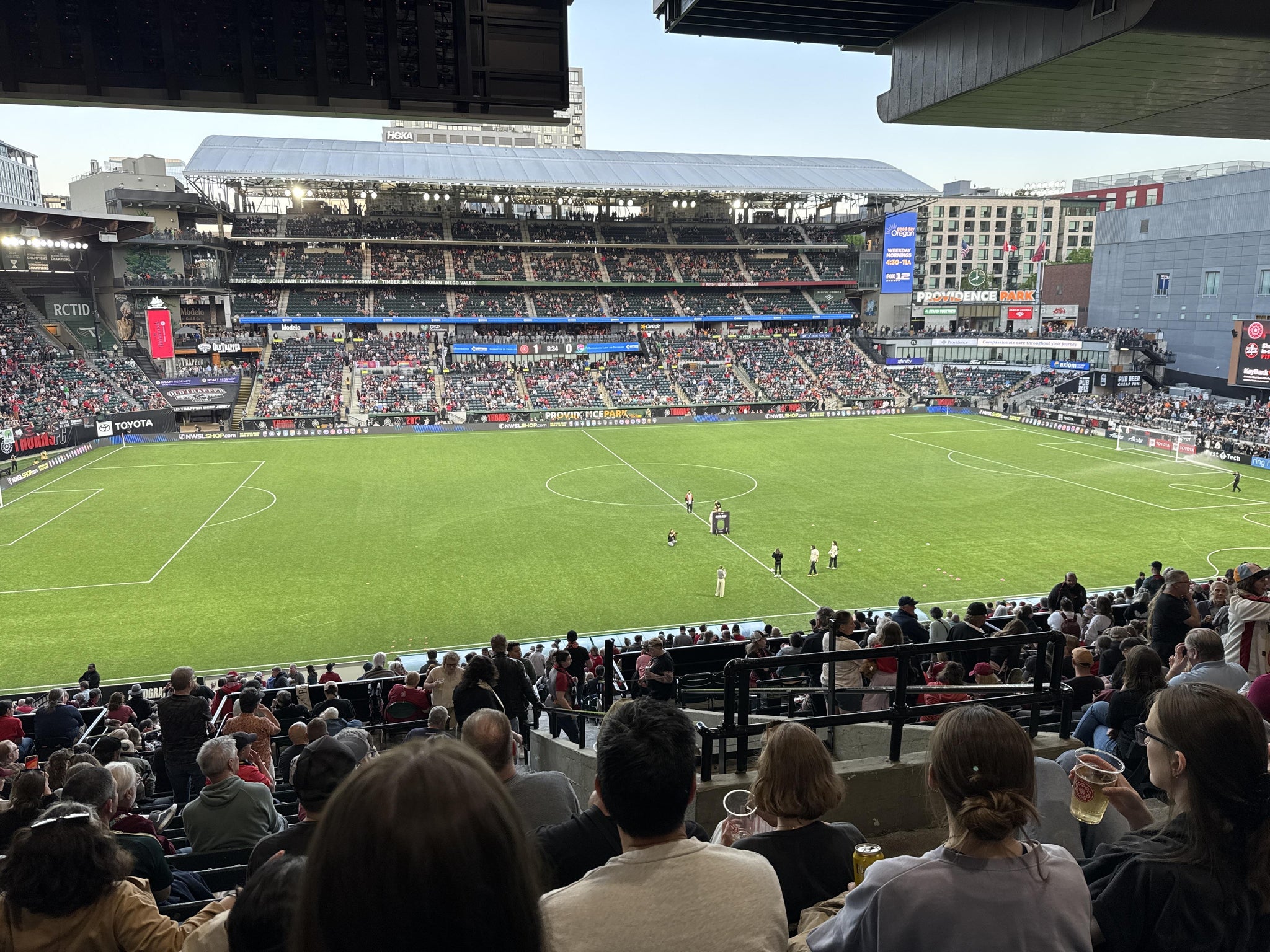Real Fan View taken from Section 216 at Providence Park by Matthew K
