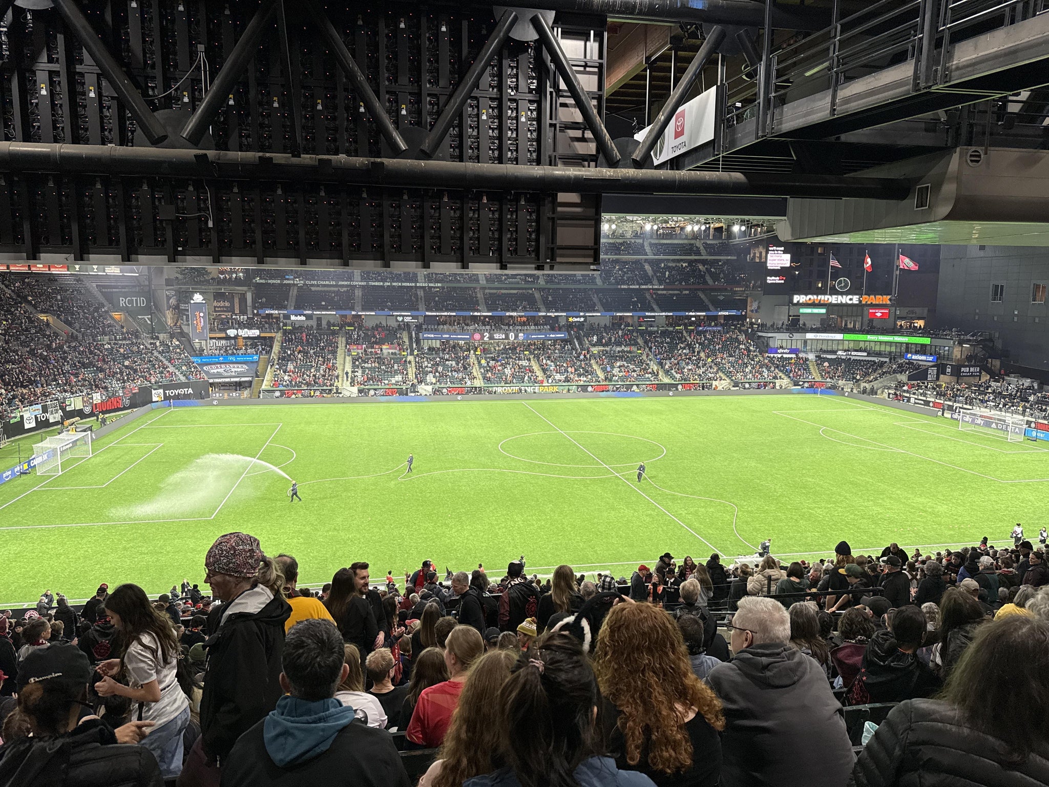 Real Fan View taken from Section 216 at Providence Park by Justin S