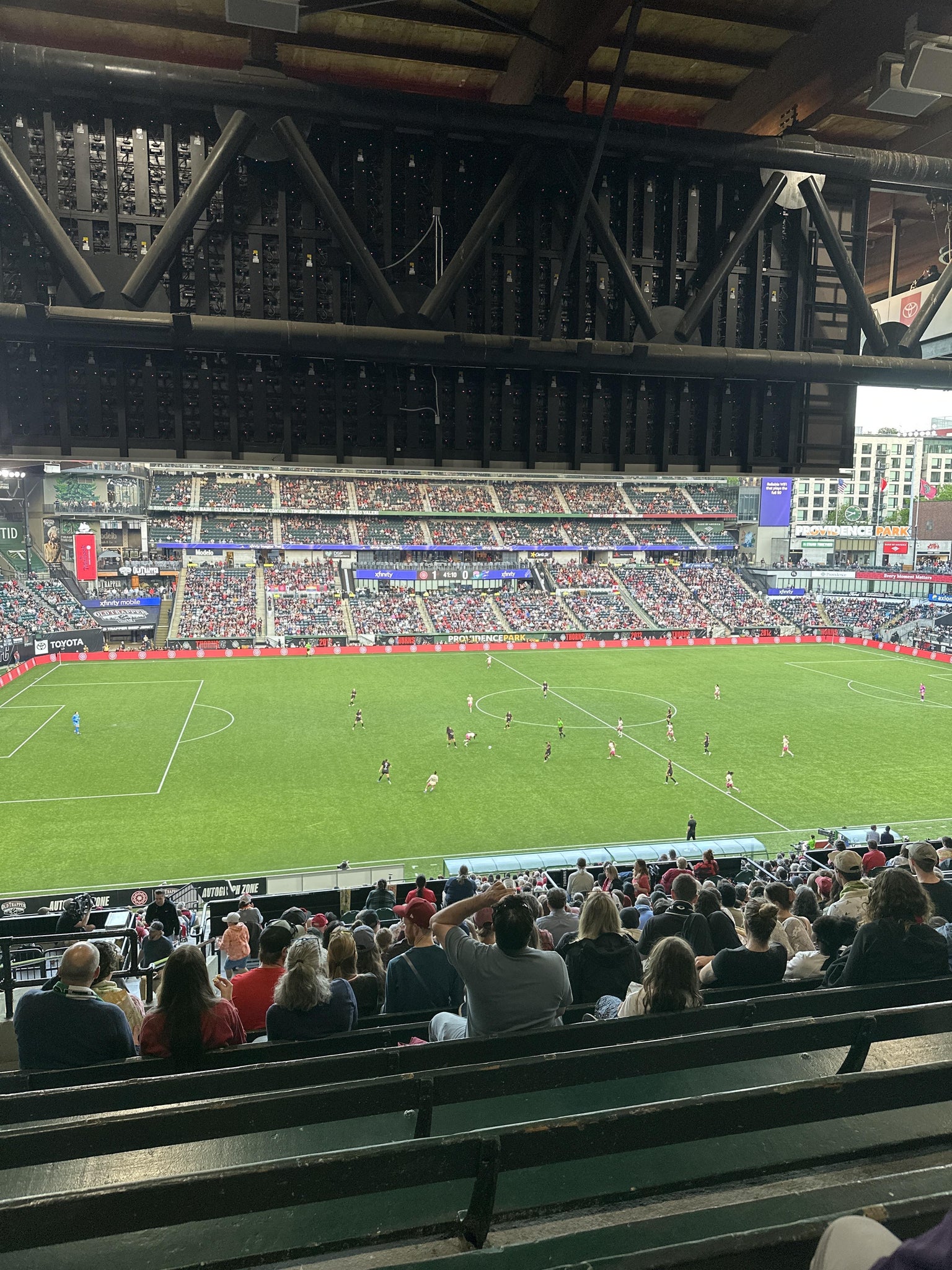 Real Fan View taken from Section 216 at Providence Park by Ashley L