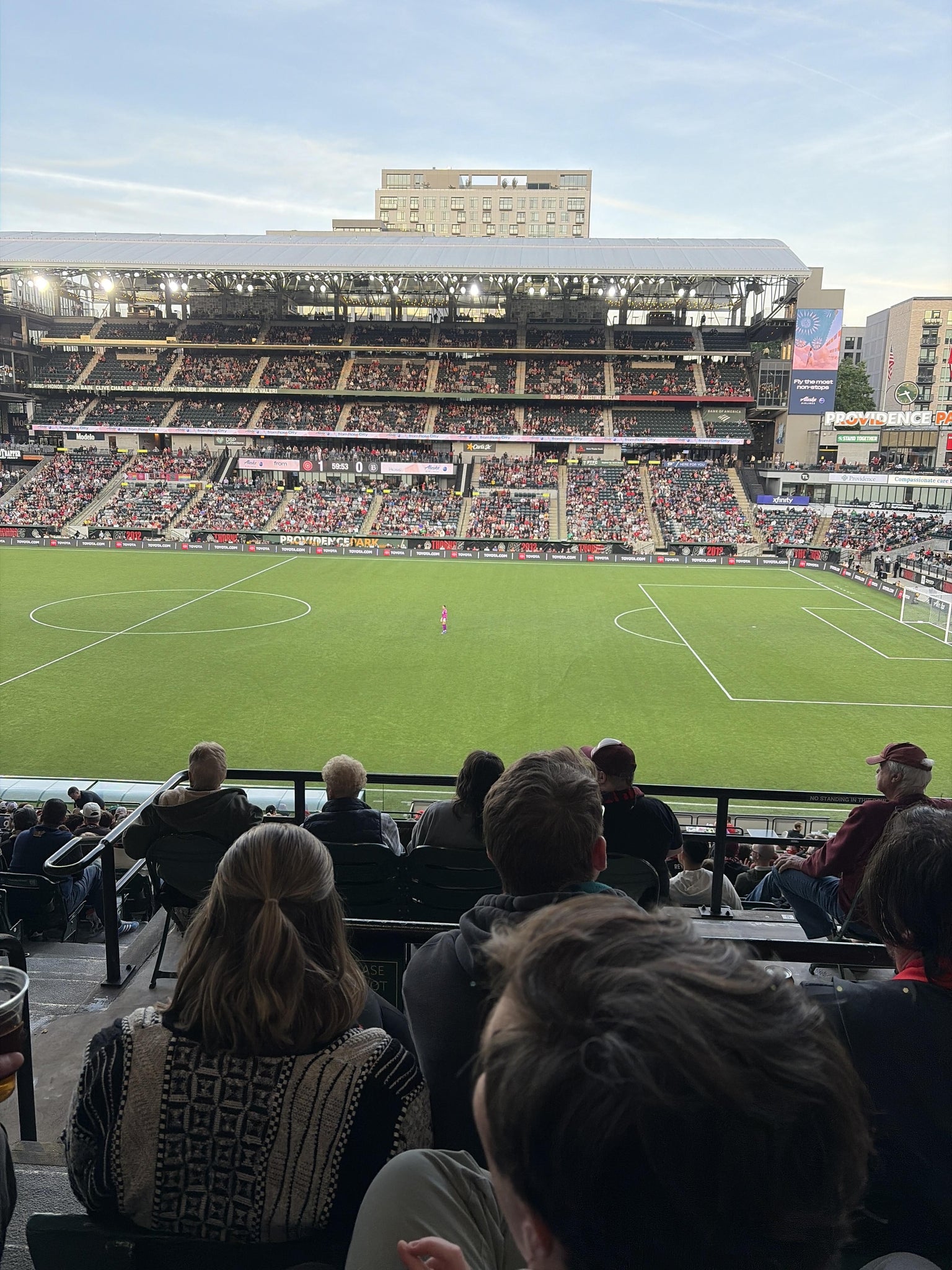 Real Fan View taken from Section 220 at Providence Park by Chris A