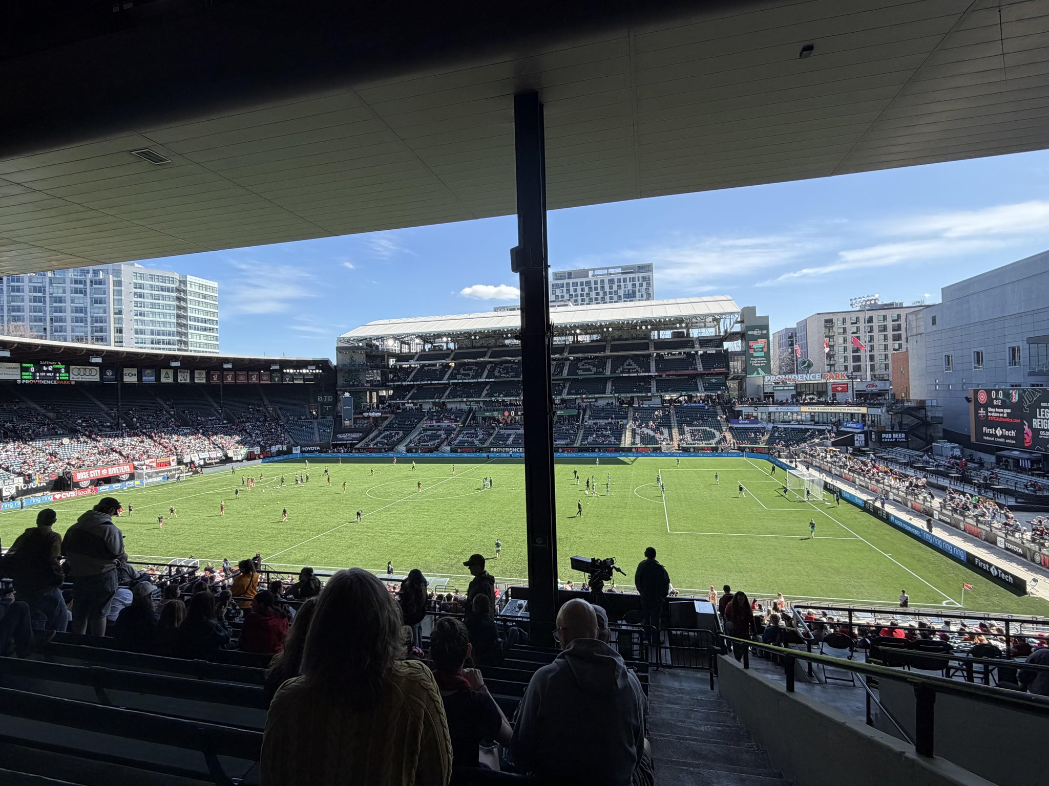Real Fan View taken from Section 220 at Providence Park by Ashlee S