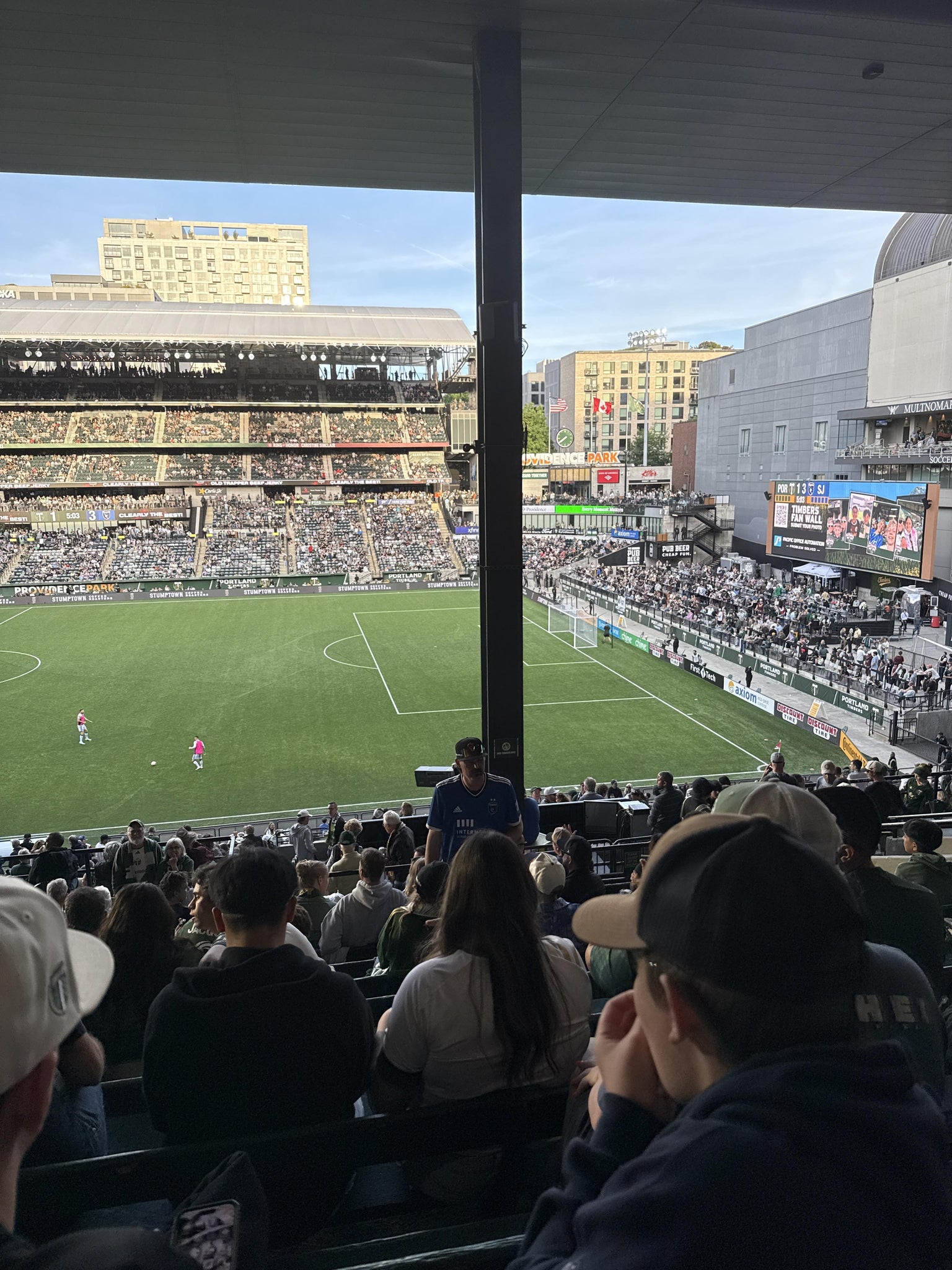 Real Fan View taken from Section 220 at Providence Park by Nick M