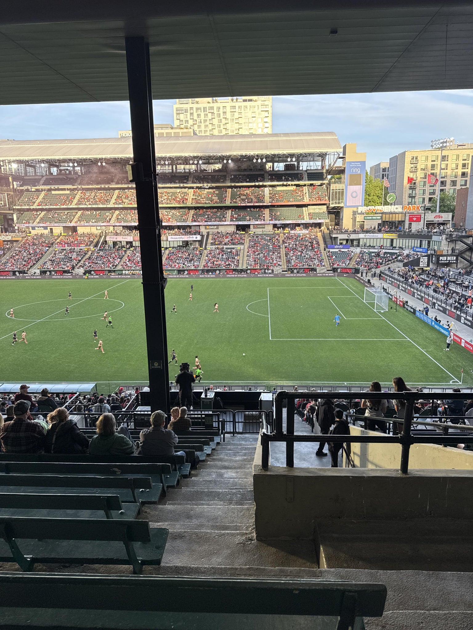 Real Fan View taken from Section 220 at Providence Park by Danielle R