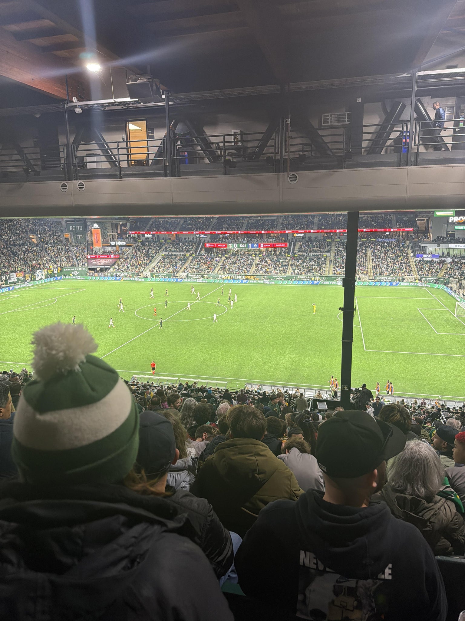 Real Fan View taken from Section 220 at Providence Park by Philip W