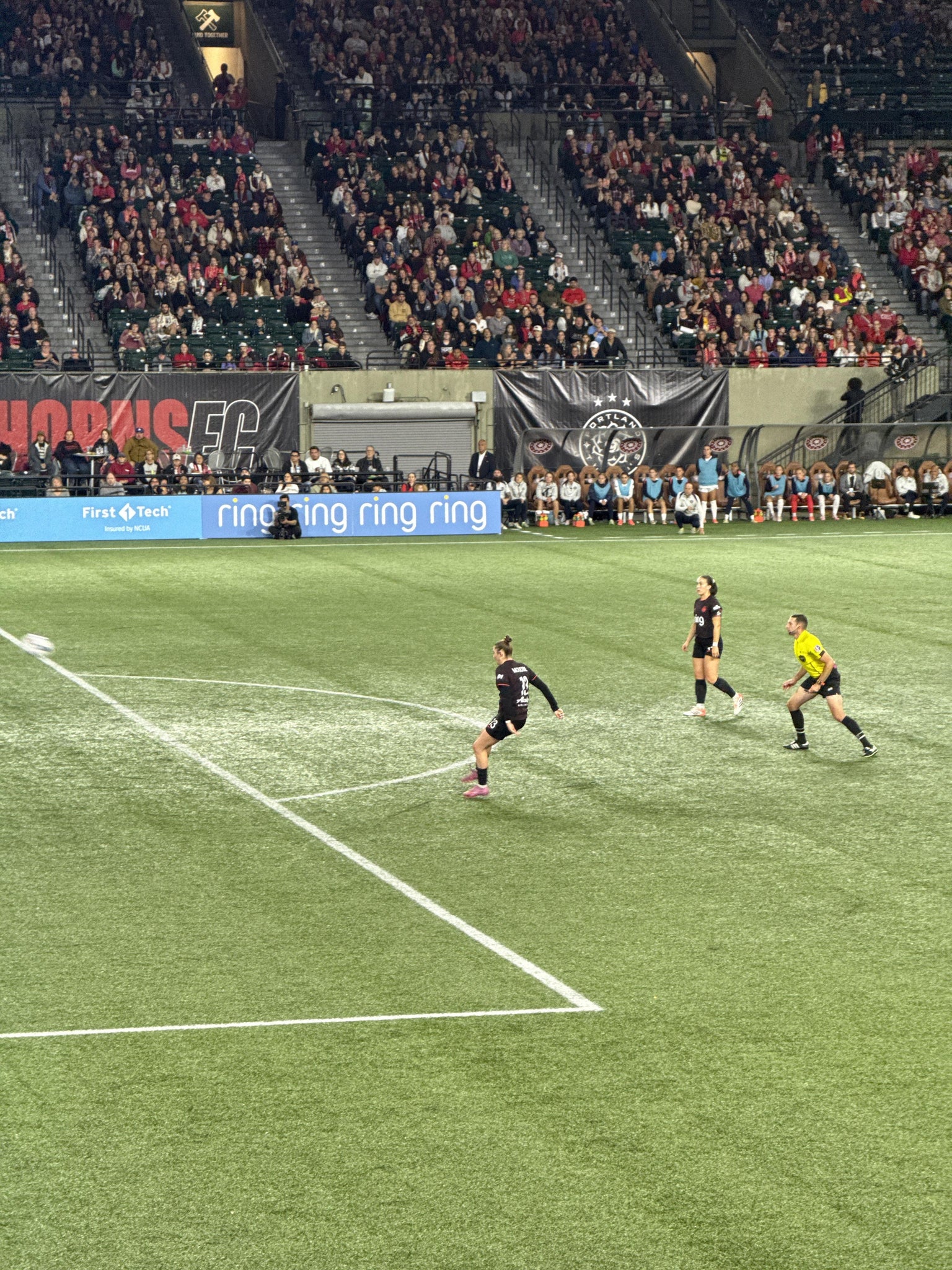 Vue réelle des fans prise de la Section 95 au site Providence Park par Janelle I