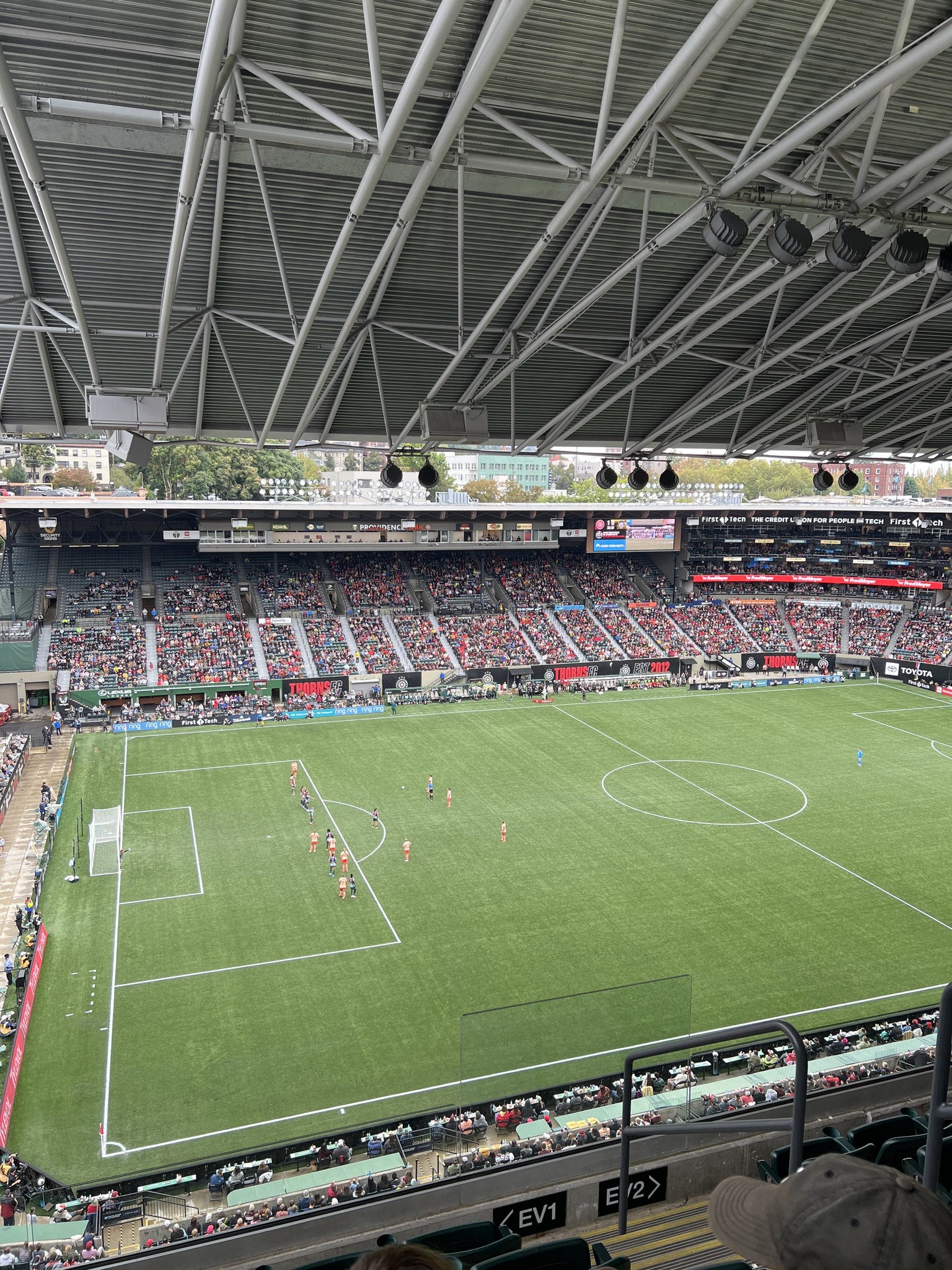 Real Fan View taken from East Vista 1 at Providence Park by Joshua Y
