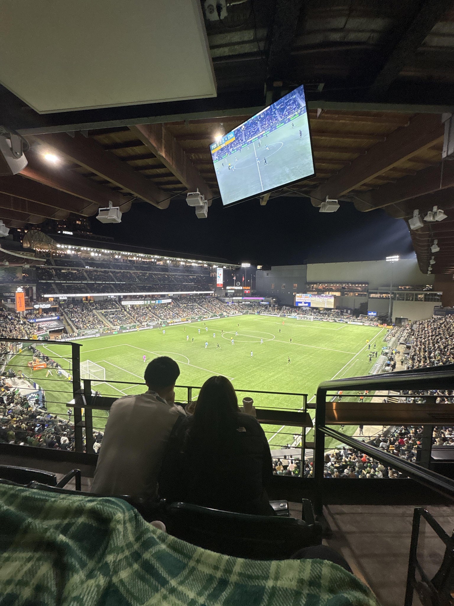 Real Fan View taken from Suite 17 at Providence Park by Justin P