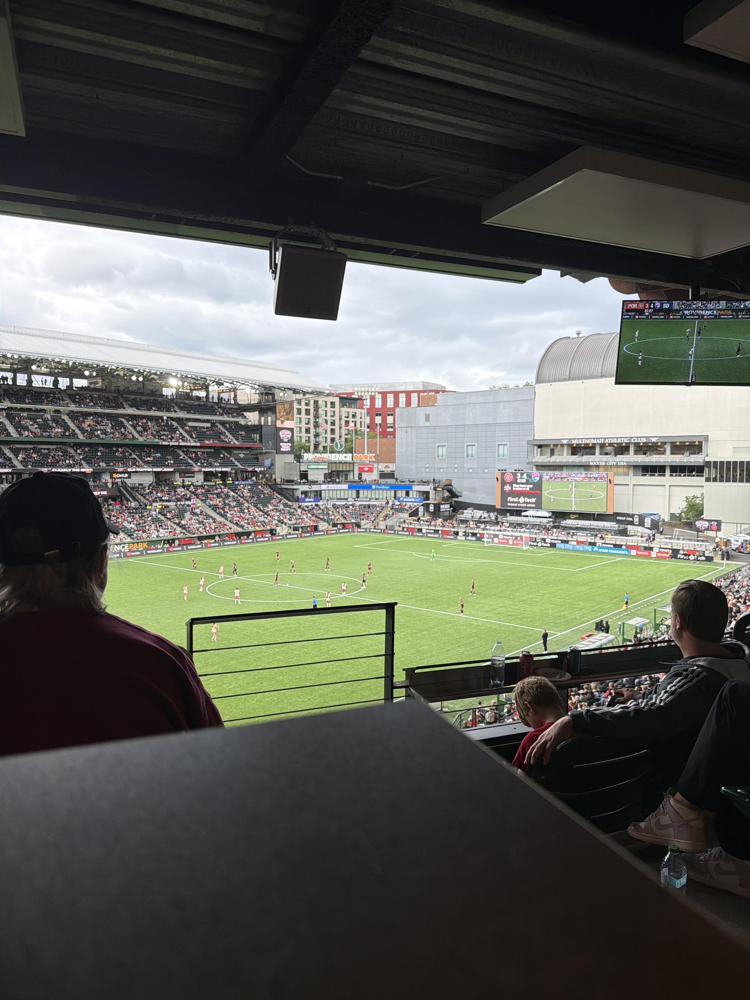 Real Fan View taken from Suites at Providence Park by Kara H