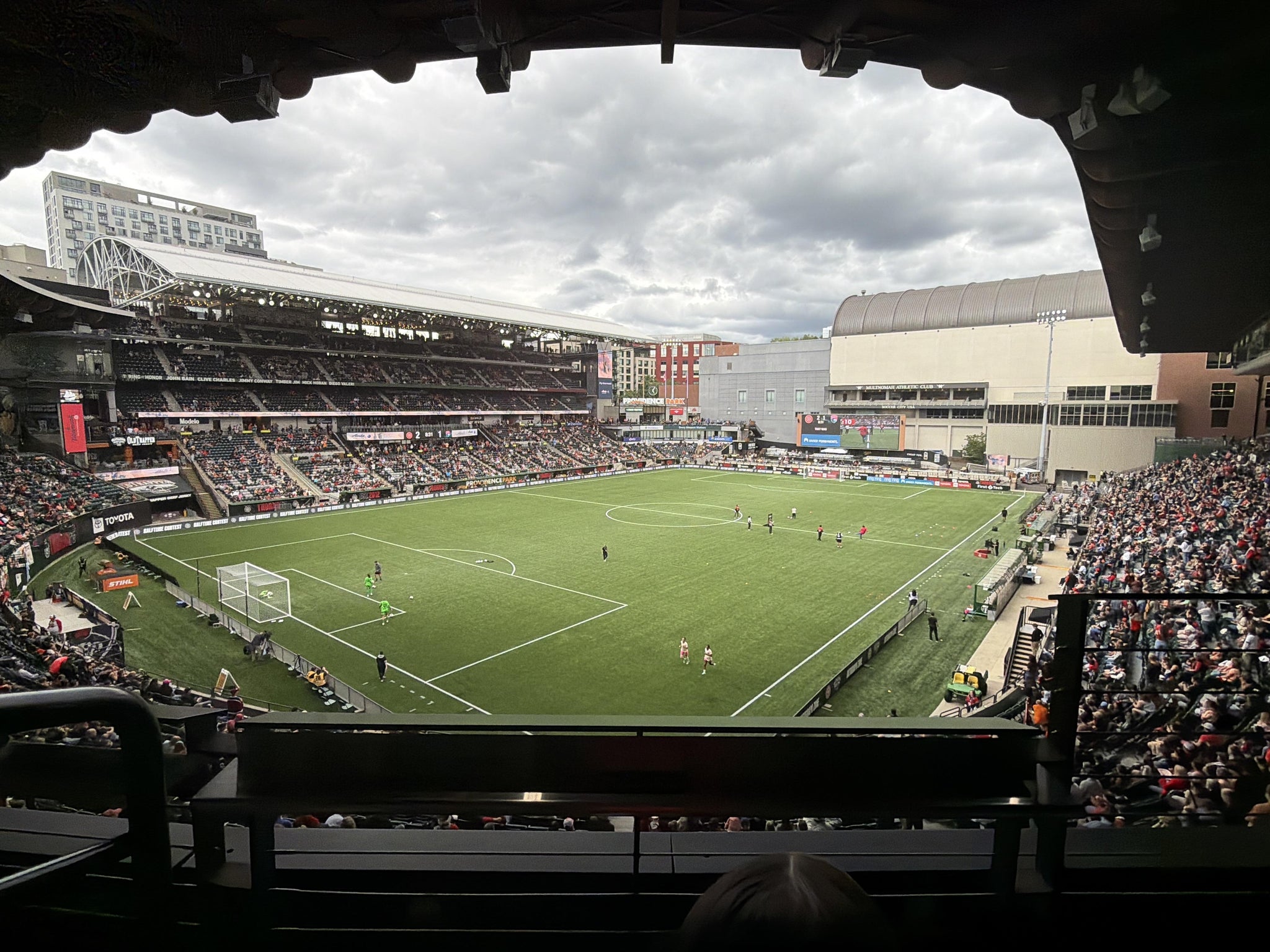 Real Fan View taken from Suites at Providence Park by Chris C