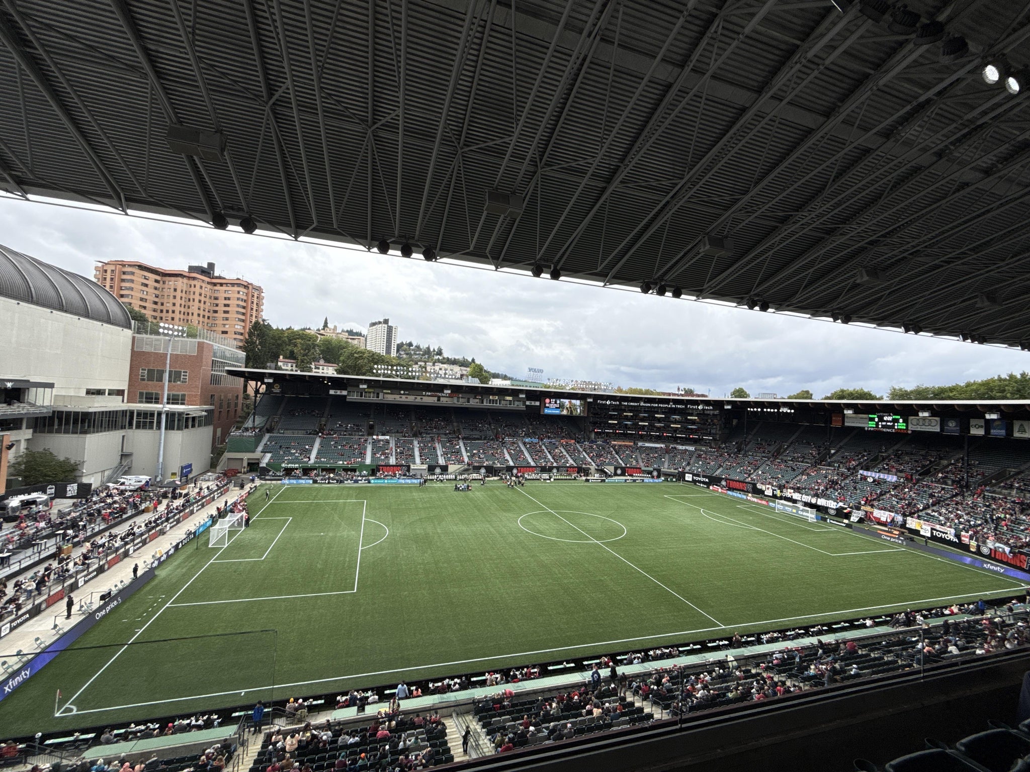 Real Fan View taken from Toyota Terrace 3 at Providence Park by Danielle S