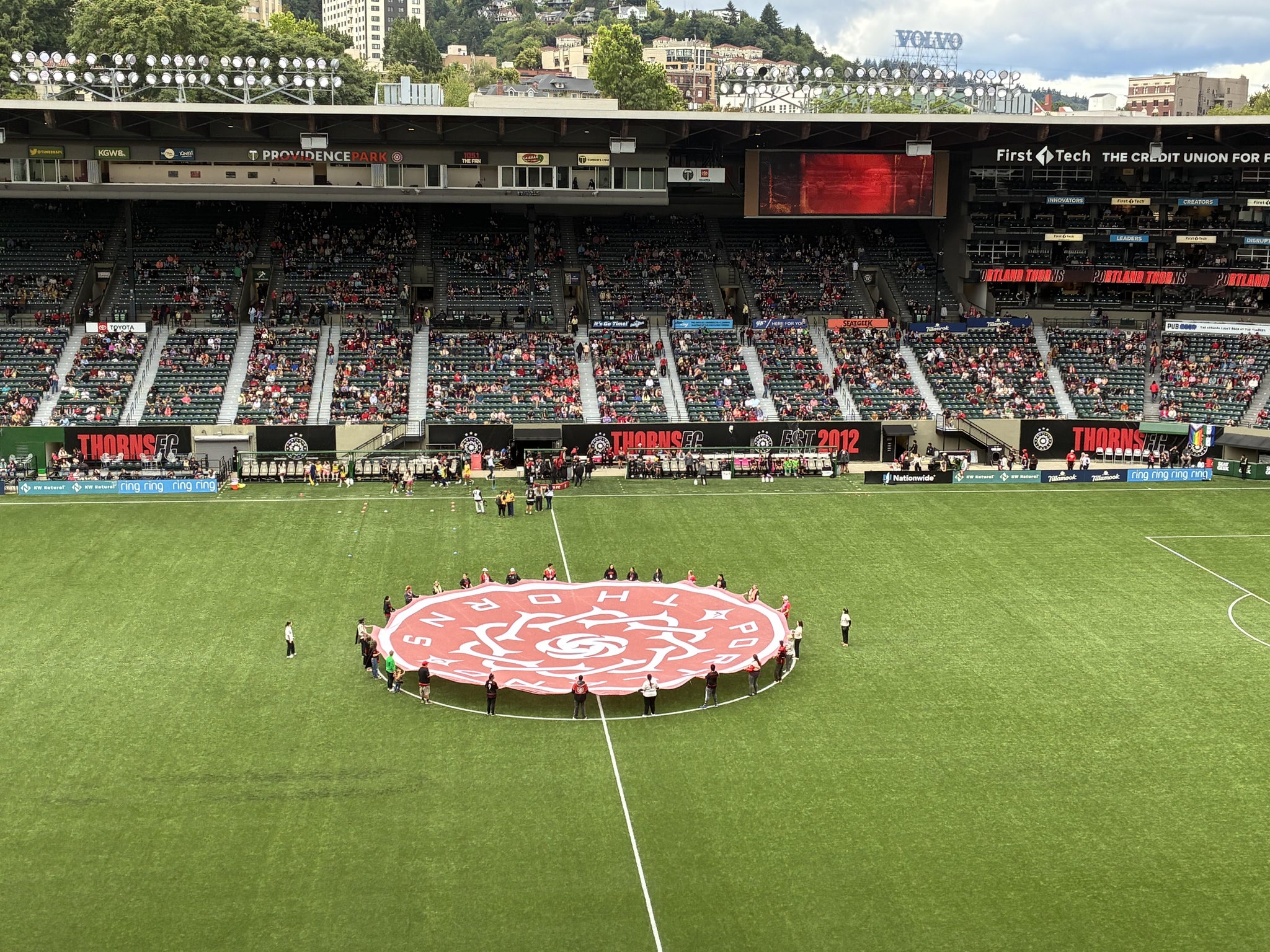 Real Fan View taken from Toyota Terrace 5 at Providence Park by Bernardita R