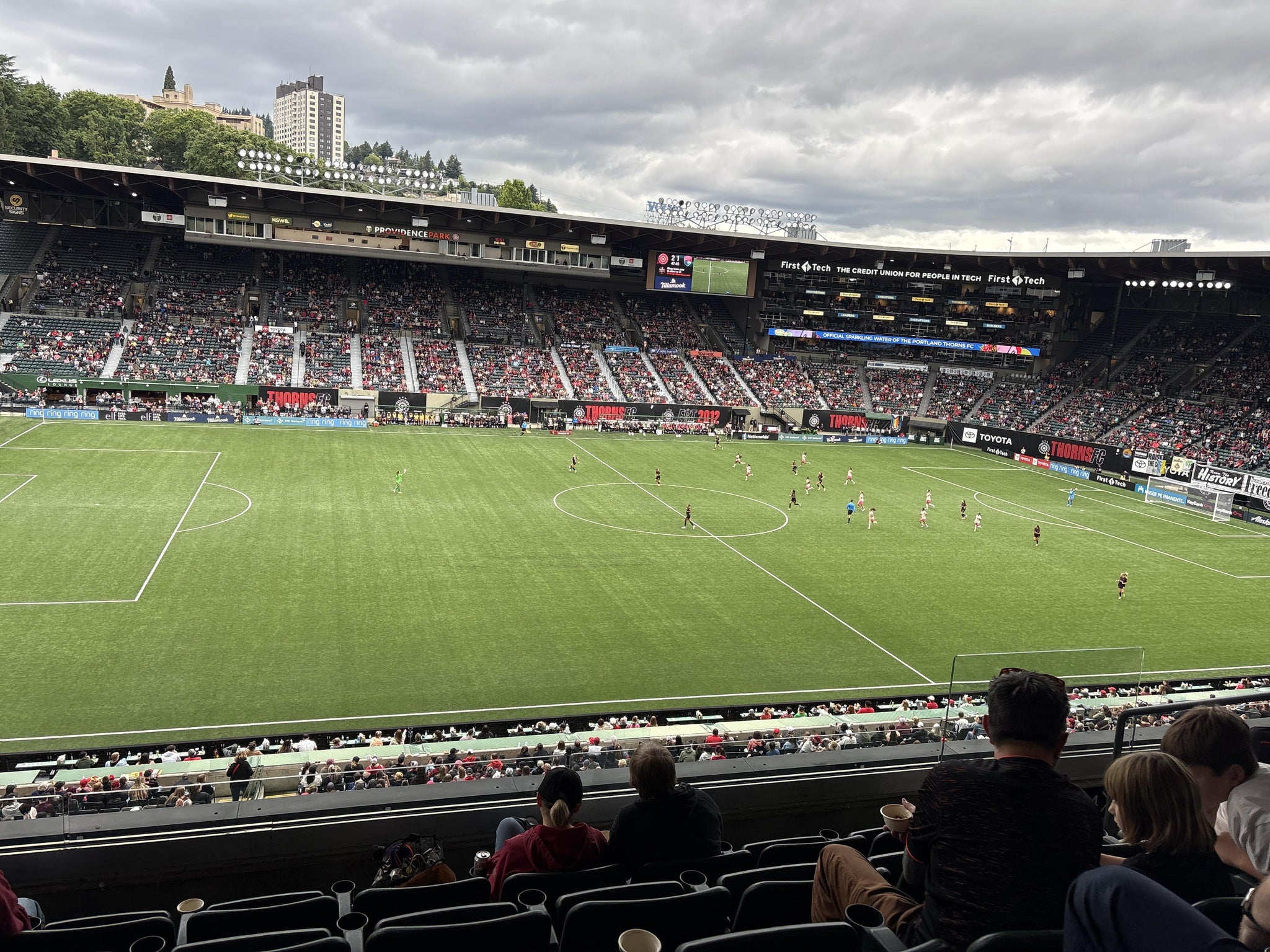 Real Fan View taken from Section TR 3 at Providence Park by Casey S