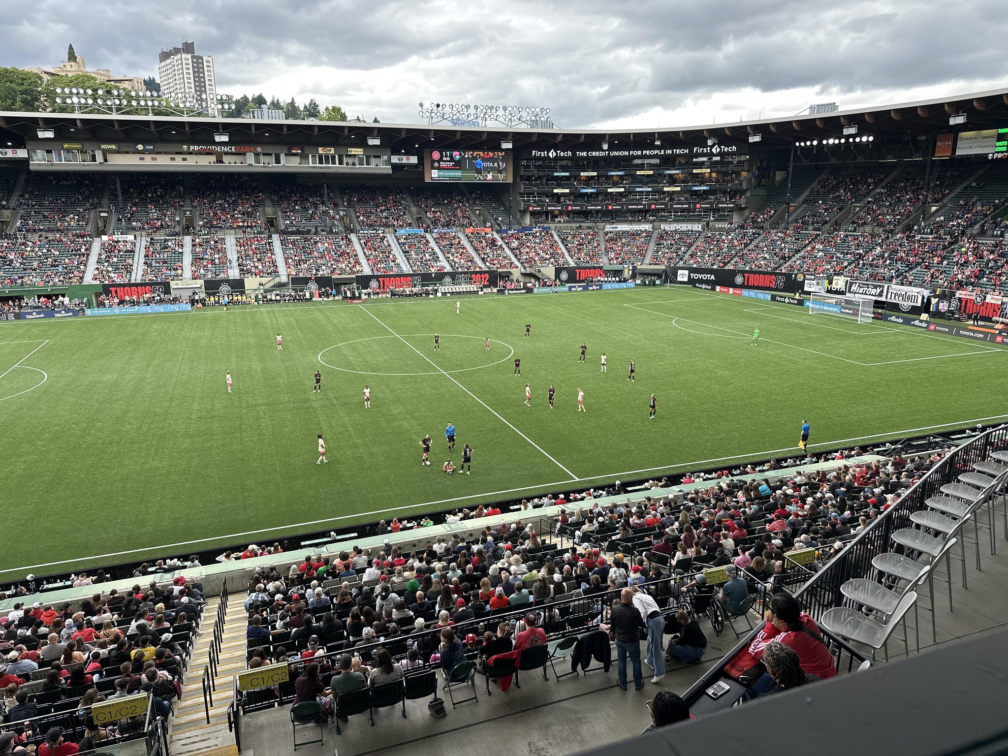 Real Fan View taken from Section TR 4 at Providence Park by Carrie B