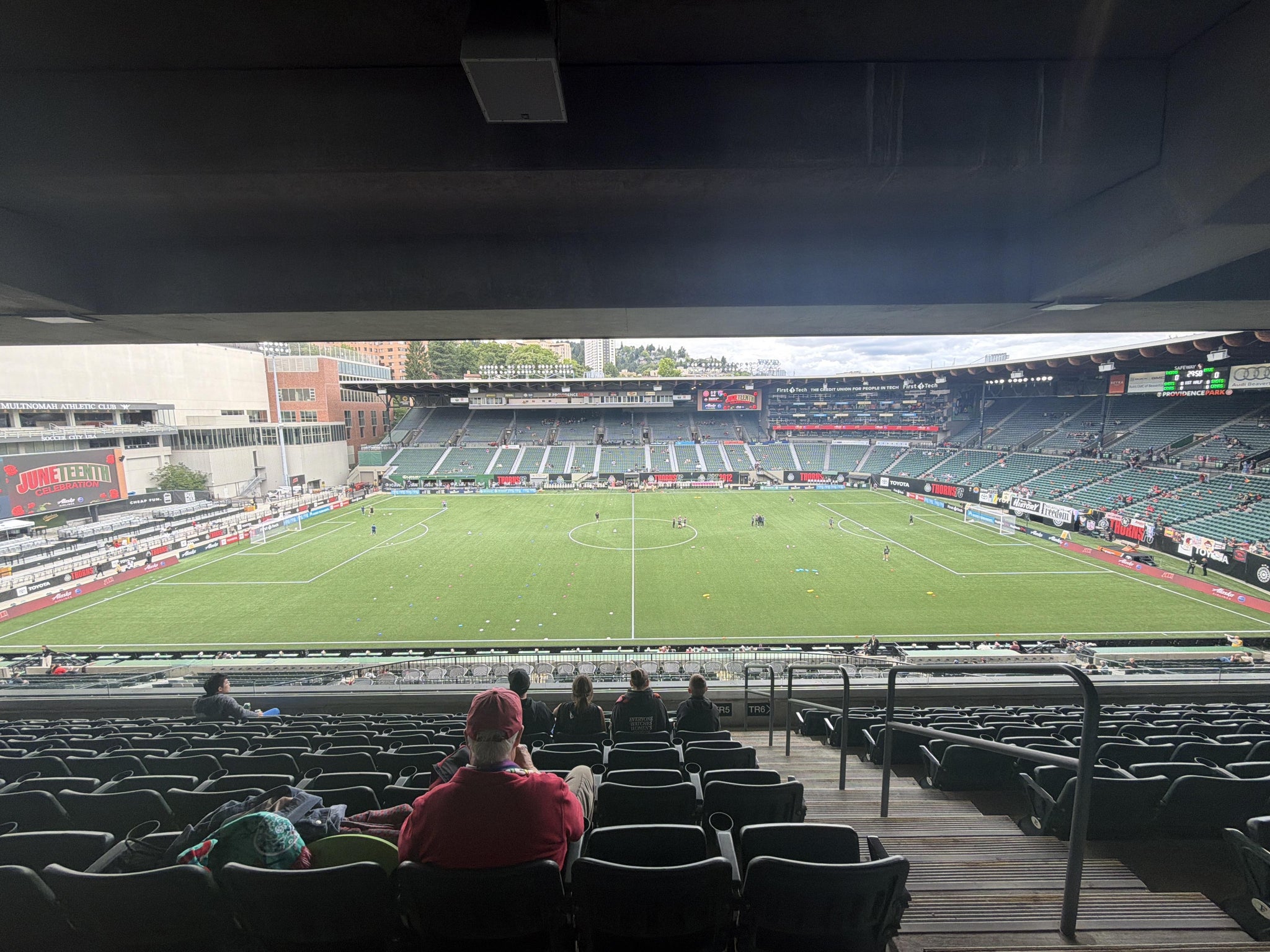 Real Fan View taken from Section TR 5 at Providence Park by Lance G