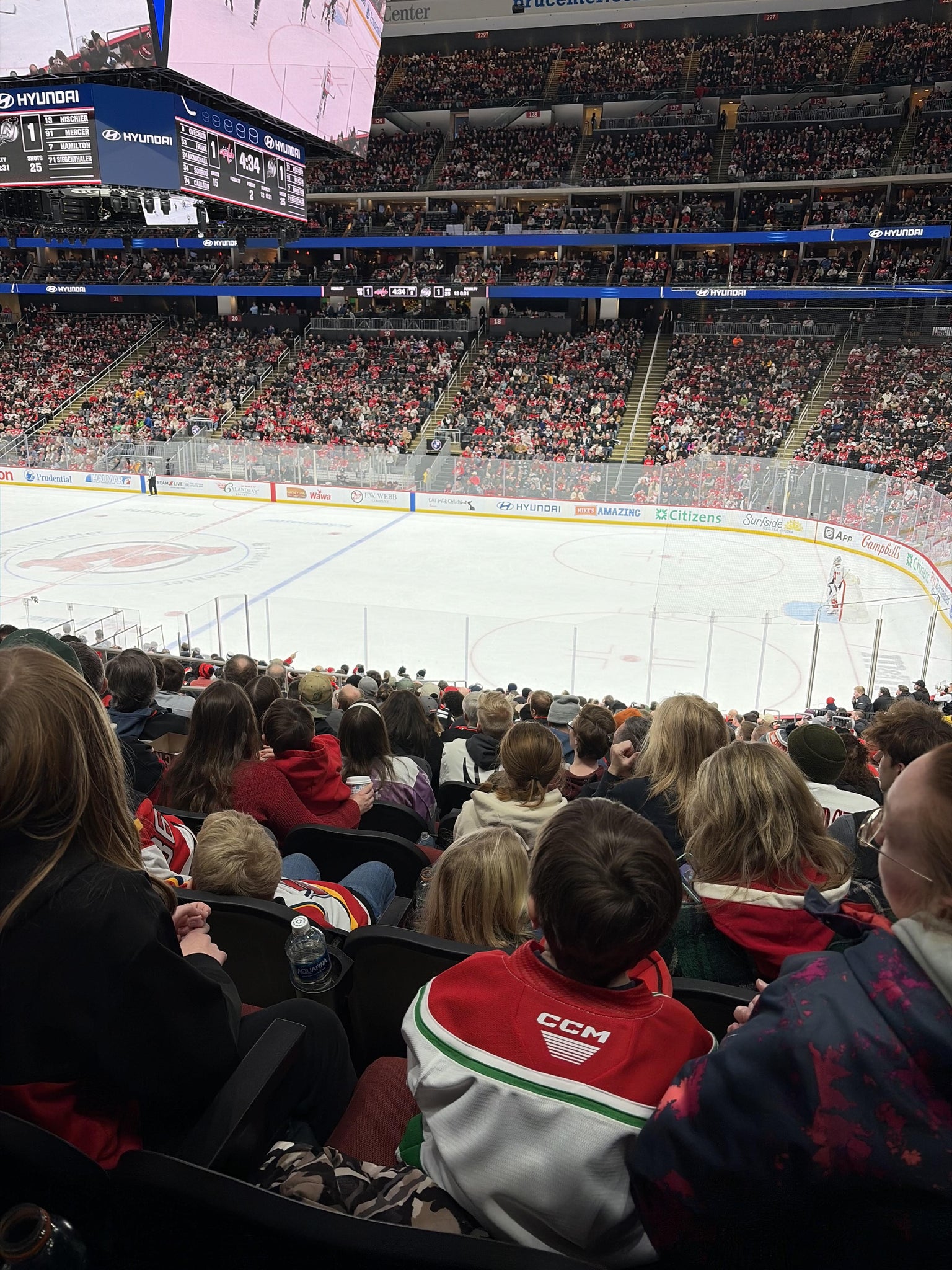 Real Fan View taken from Section 10 at Prudential Center by Jodie W