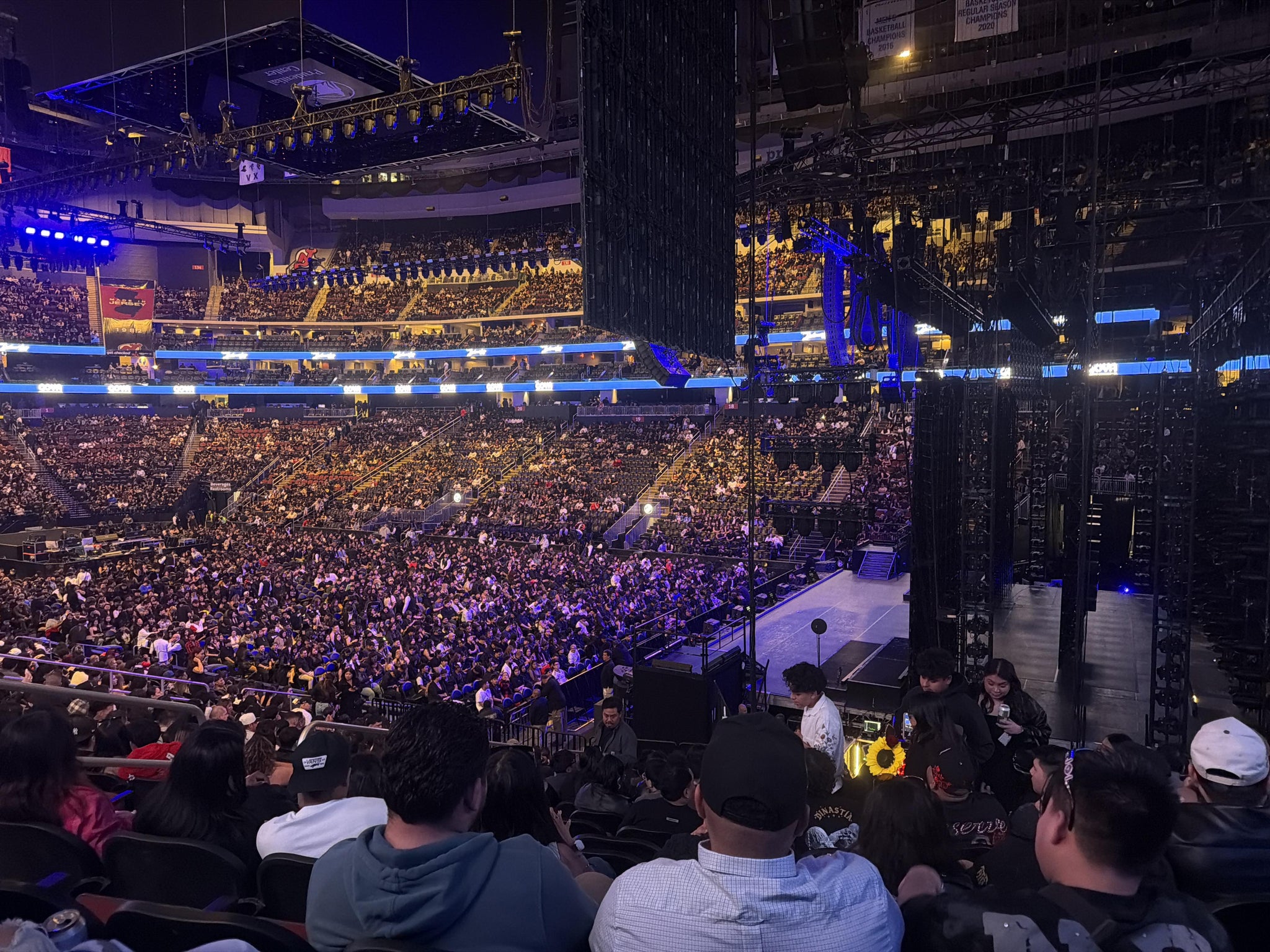 Real Fan View taken from Section 11 at Prudential Center by Steven F