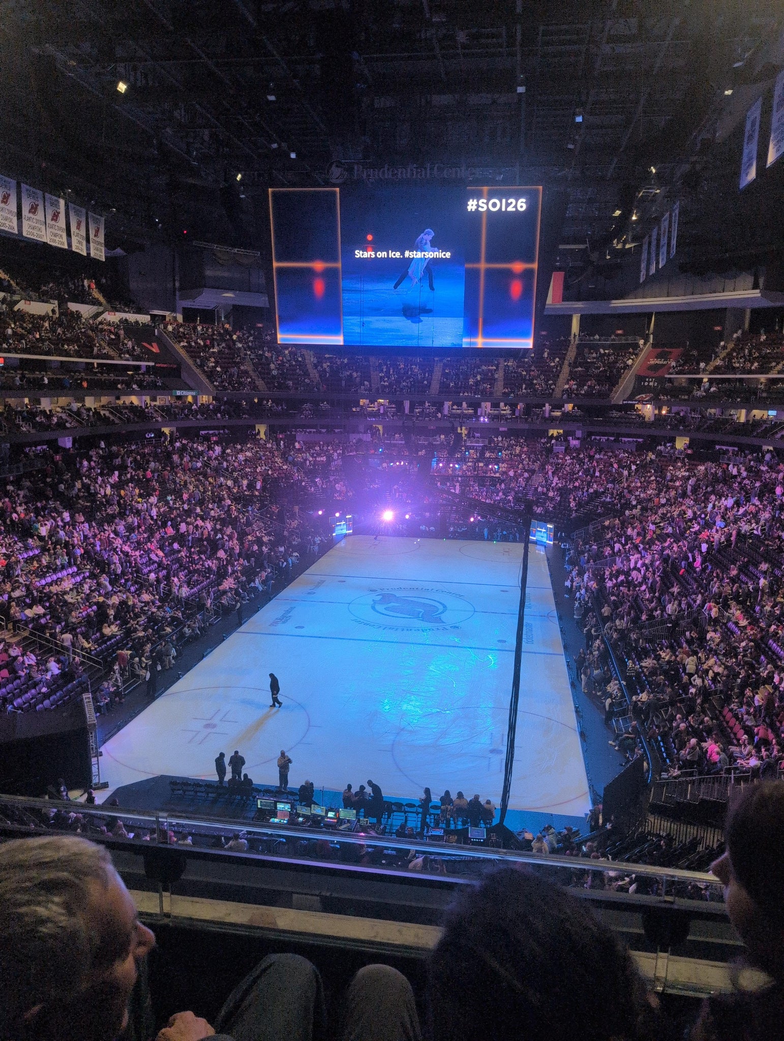 Real Fan View taken from Section 121 at Prudential Center by Alexis W
