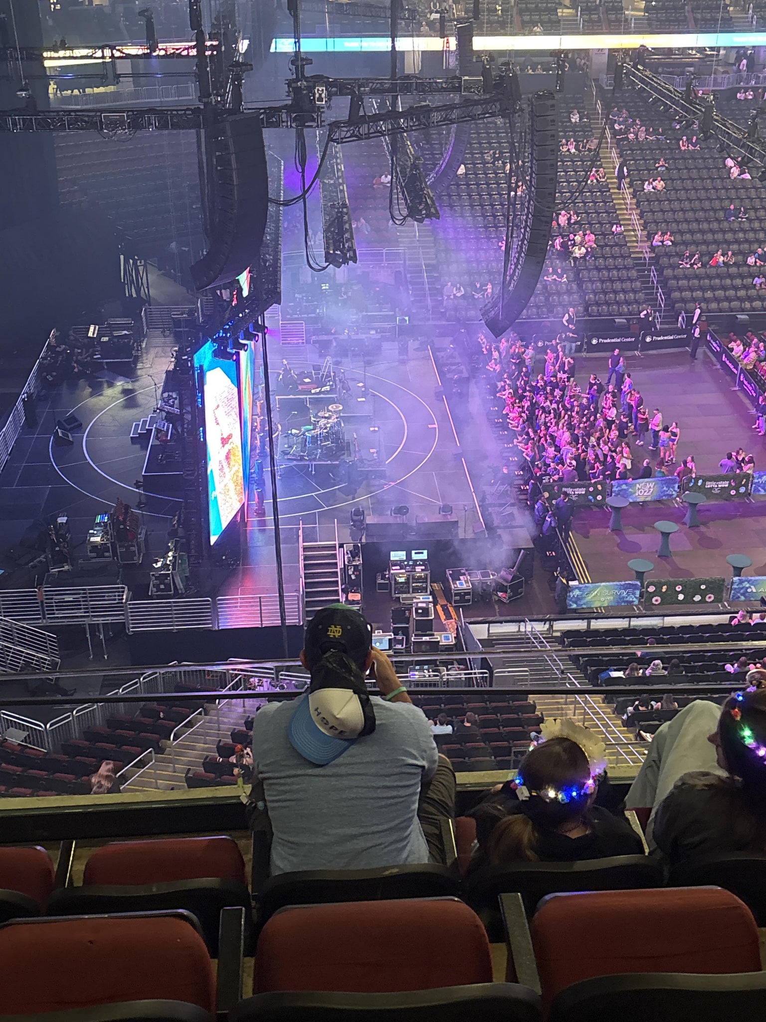Real Fan View taken from Section 126 at Prudential Center by Stefanie F
