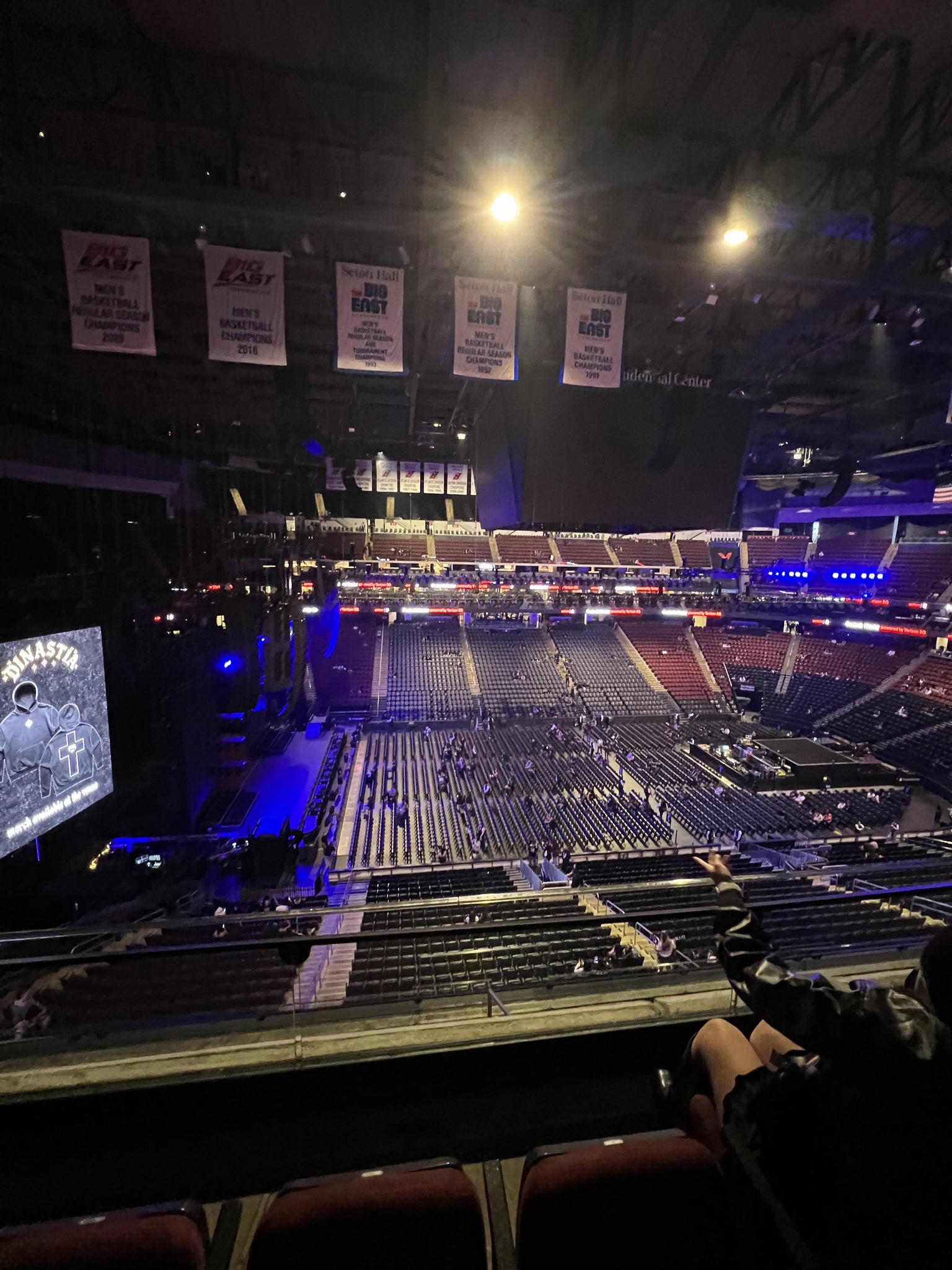 Real Fan View taken from Section 127 at Prudential Center by Christian T