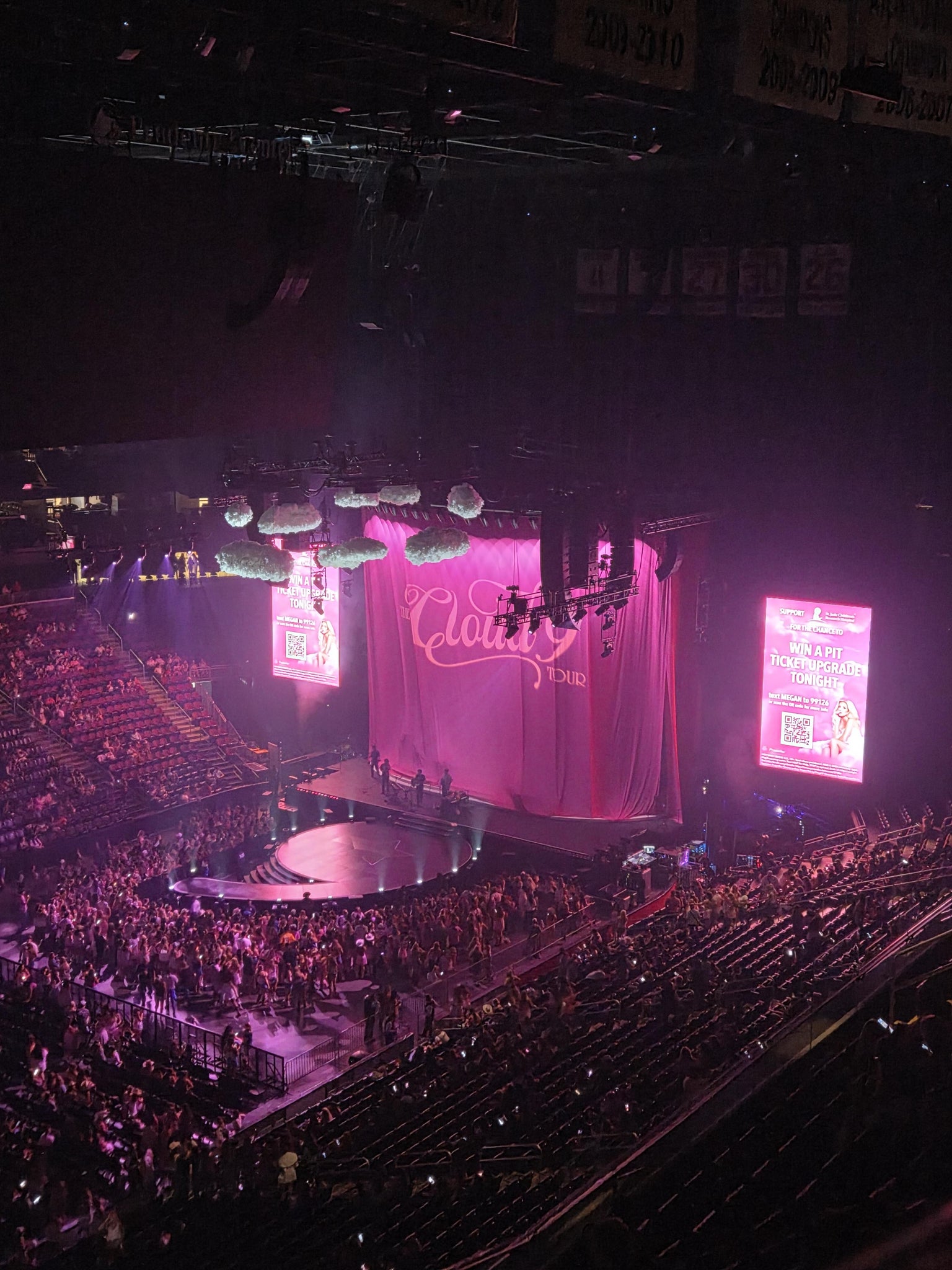 Real Fan View taken from Section 209 at Prudential Center by Dana R