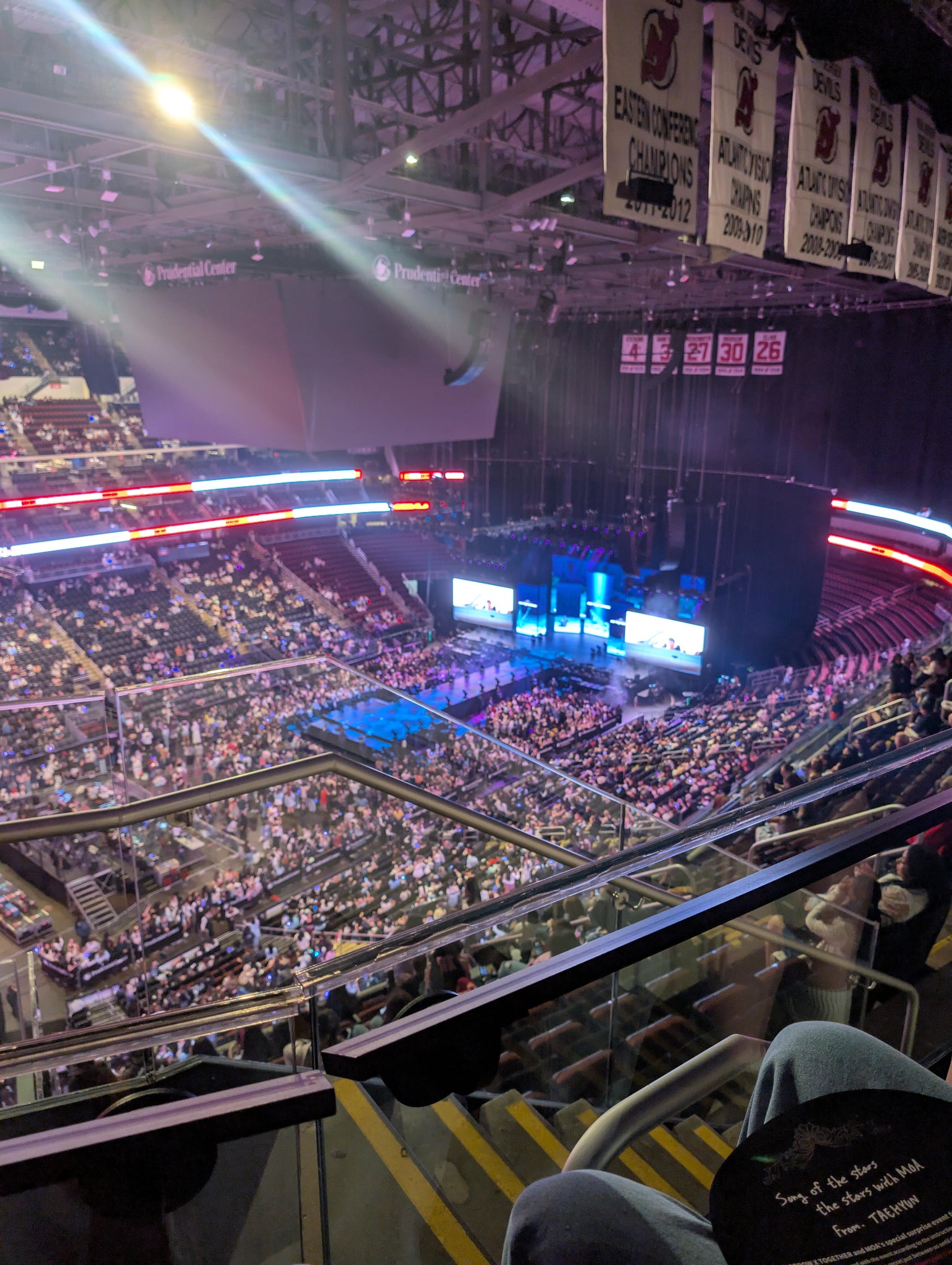 Real Fan View taken from Section 209 at Prudential Center by Alexis W