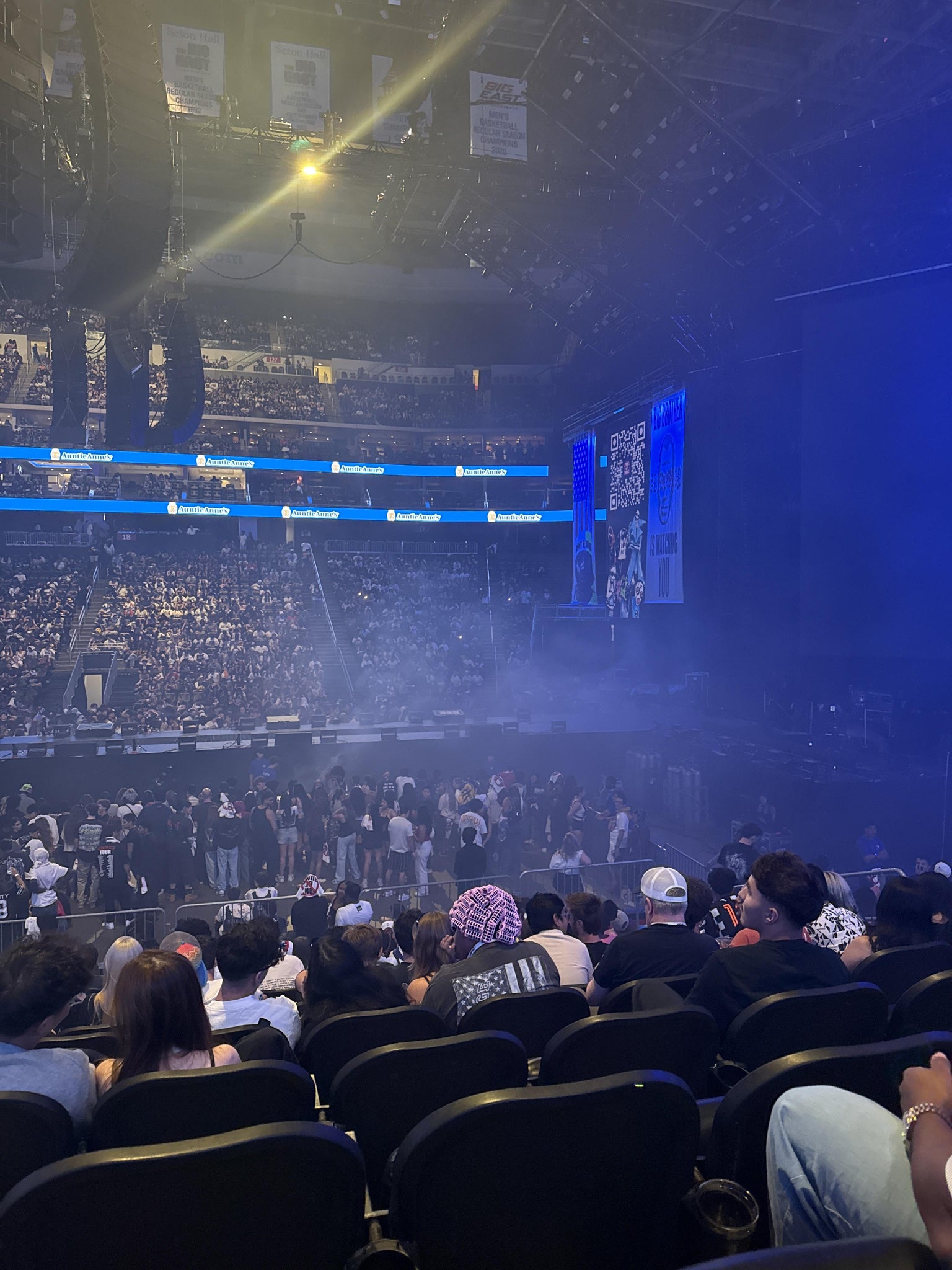 Real Fan View taken from Section 9 at Prudential Center by Cynthia D