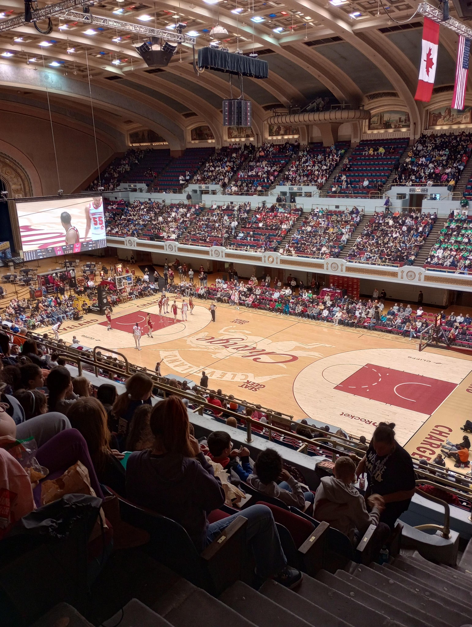 Real Fan View taken from Section 21 at Public Hall by Jackie K