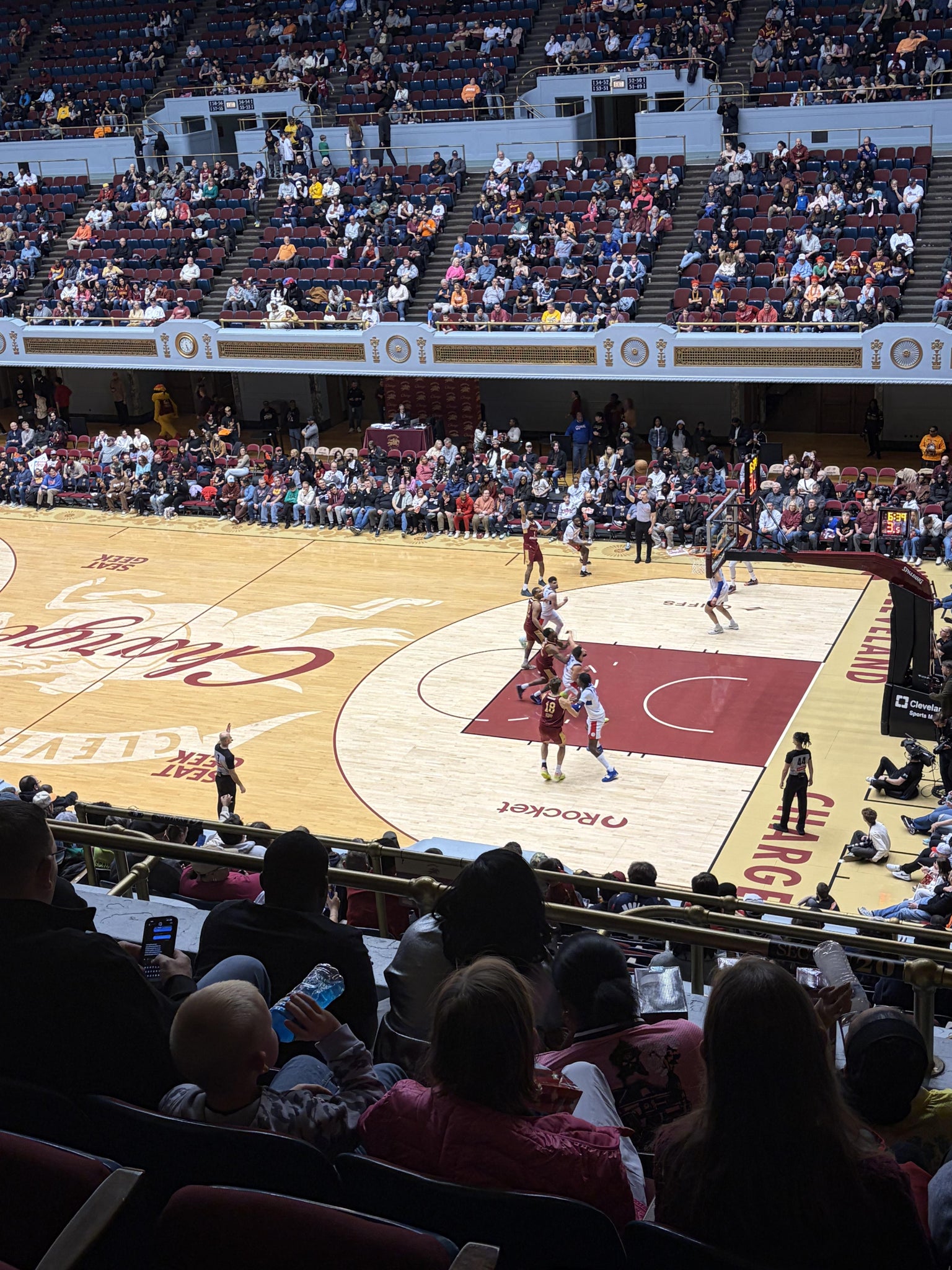 Real Fan View taken from Section 22 at Public Hall by Cheryl L