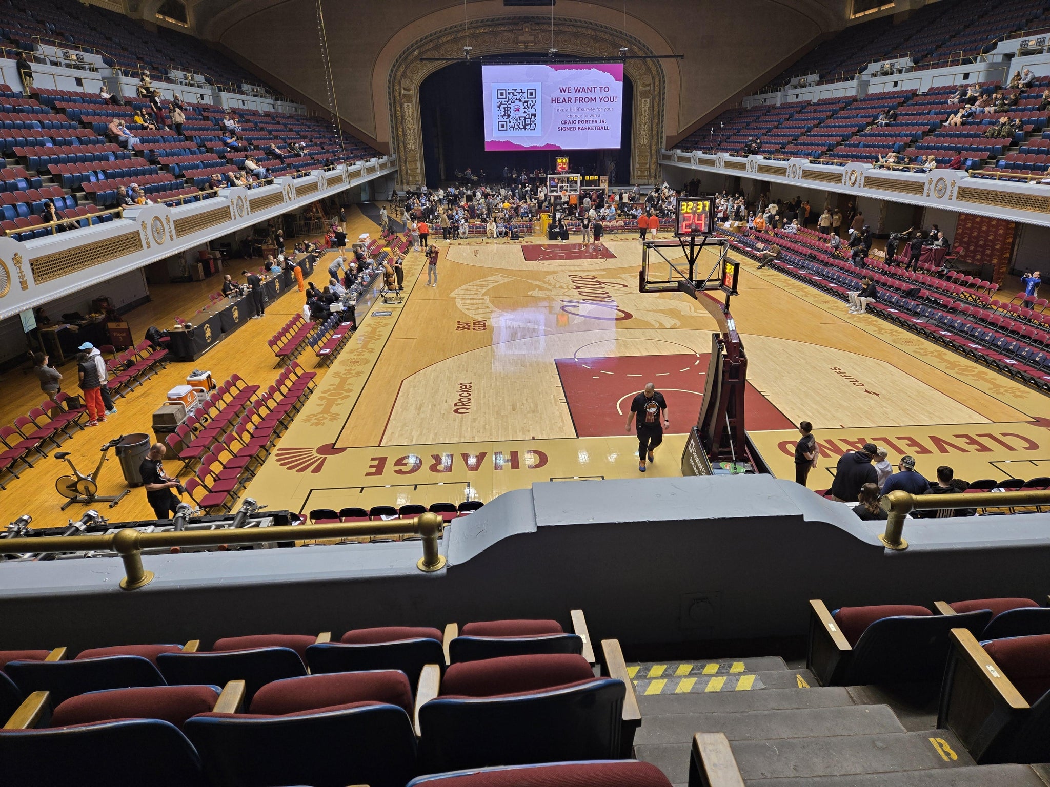 Real Fan View taken from Section 31 at Public Hall by Kimberly R