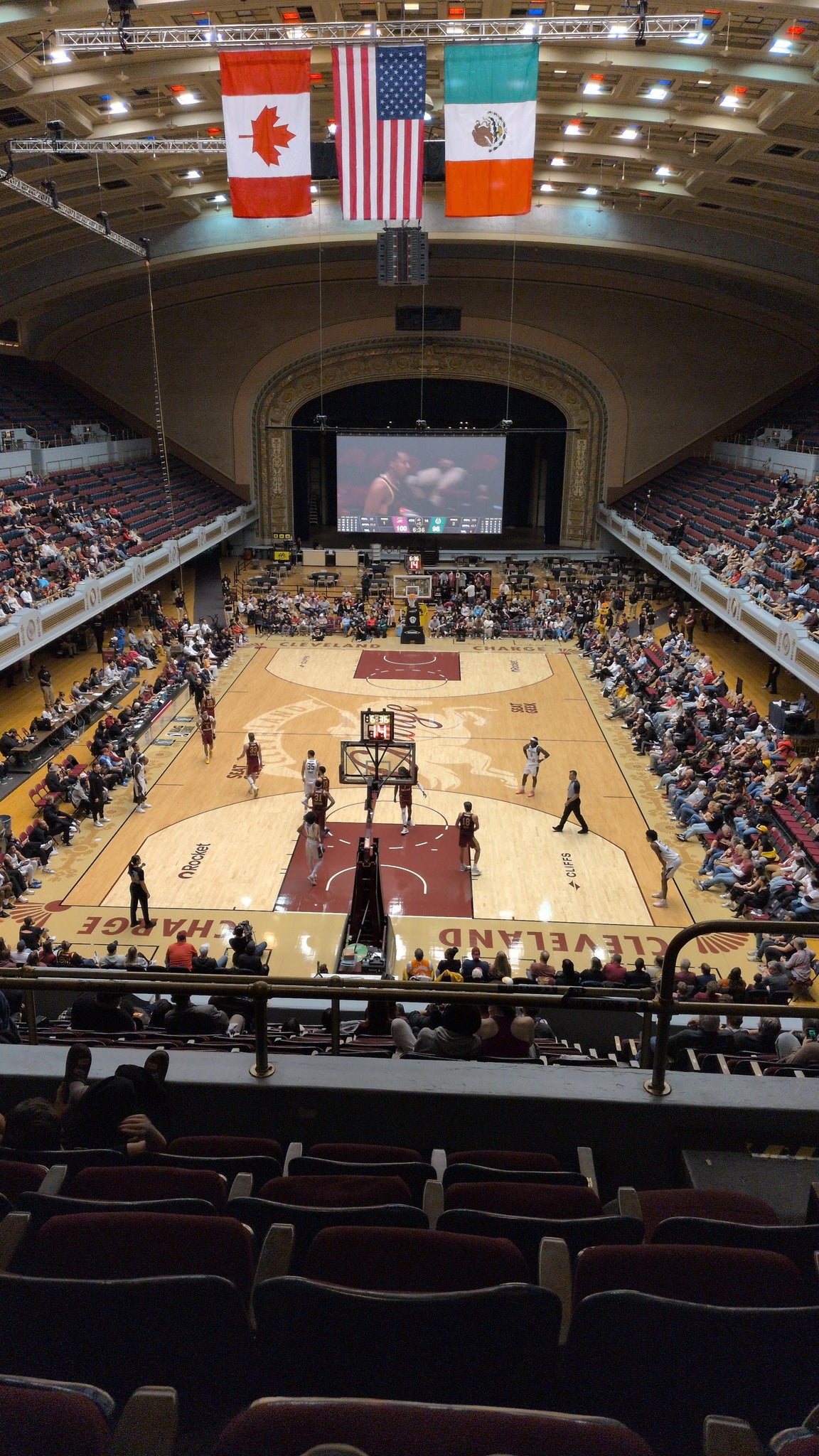 Real Fan View taken from Section 34 at Public Hall by Emily M