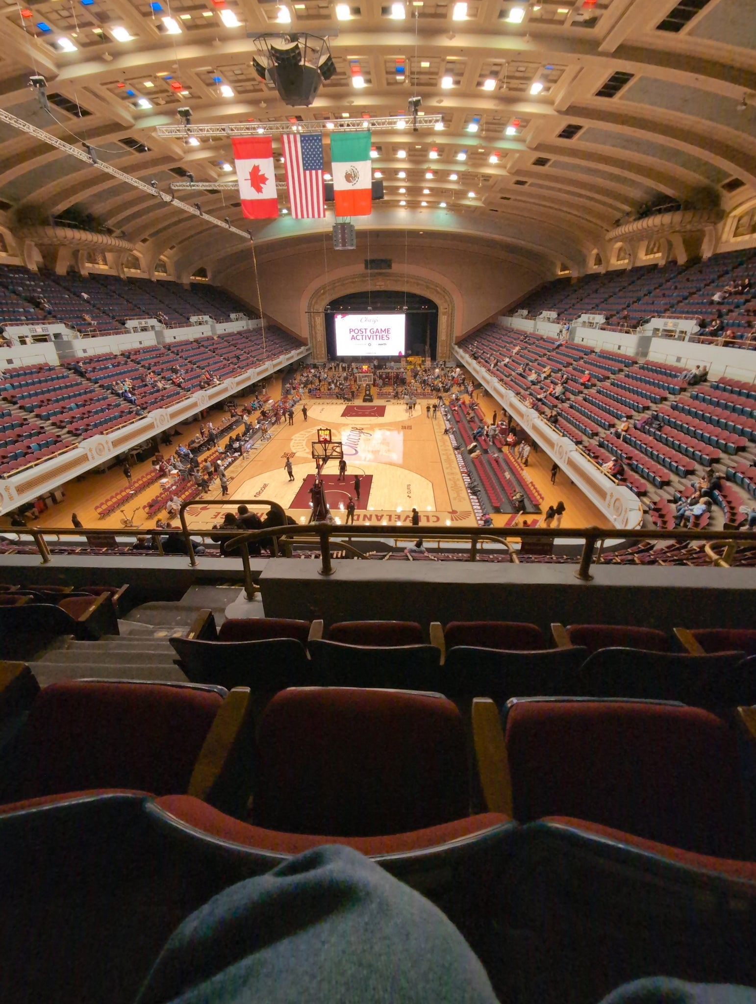 Real Fan View taken from Section 36 at Public Hall by Lydia F