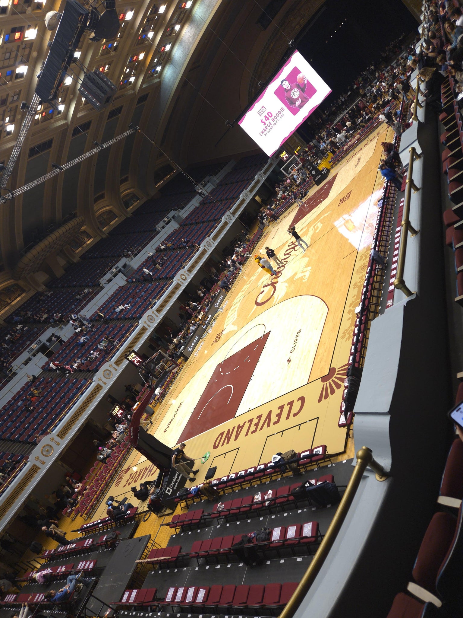 Real Fan View taken from Section 46 at Public Hall by Corey B