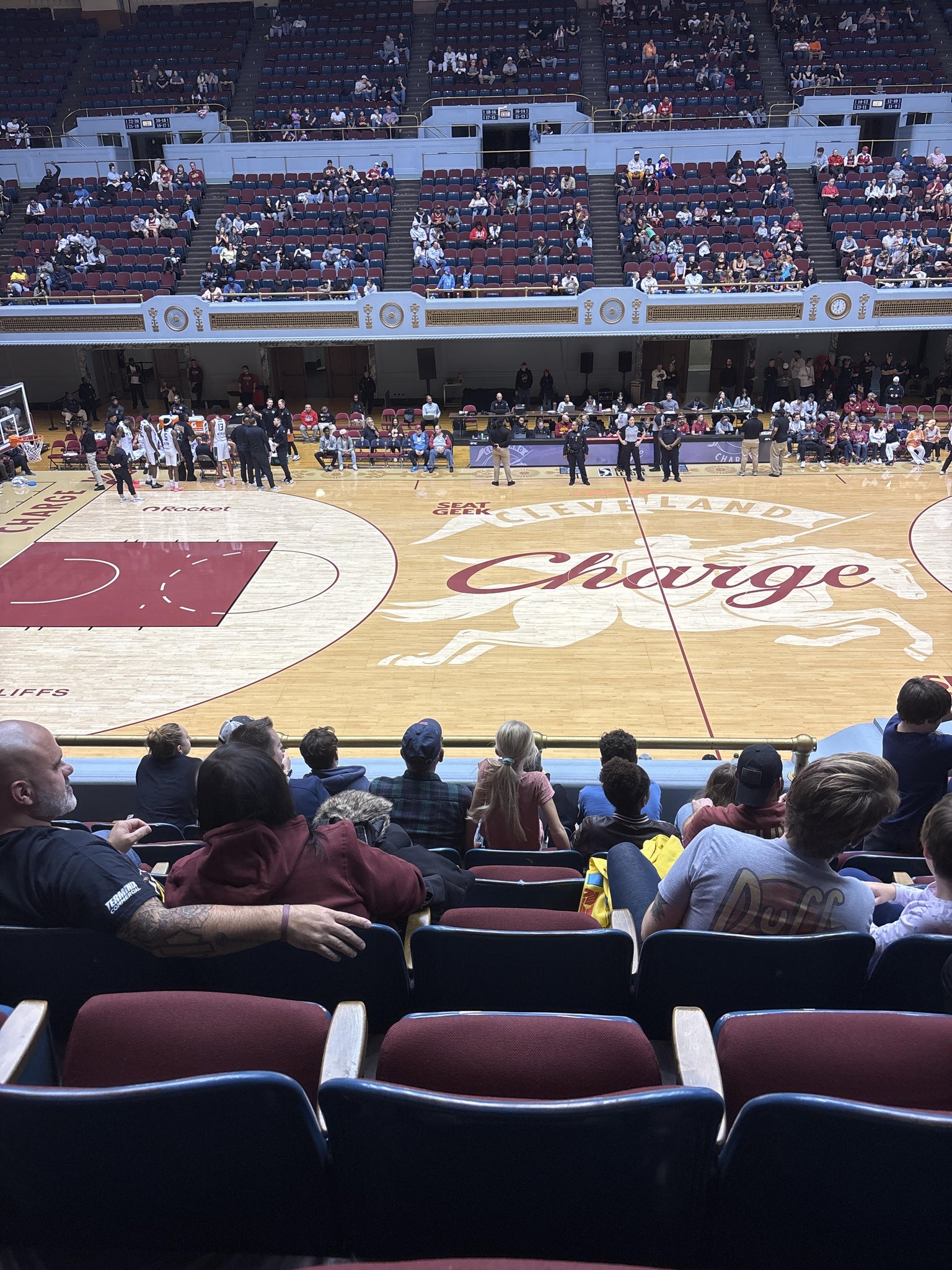 Real Fan View taken from Section 51 at Public Hall by Cheryl M