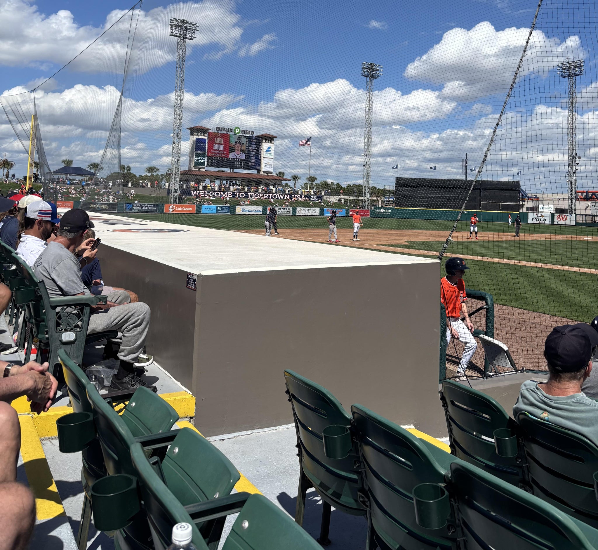 Real Fan View taken from Section 108 at Publix Field at Joker Marchant Stadium by Mary lou B
