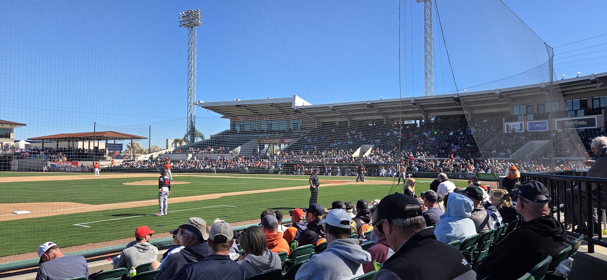 Real Fan View taken from Section 113 at Publix Field at Joker Marchant Stadium by Michael P