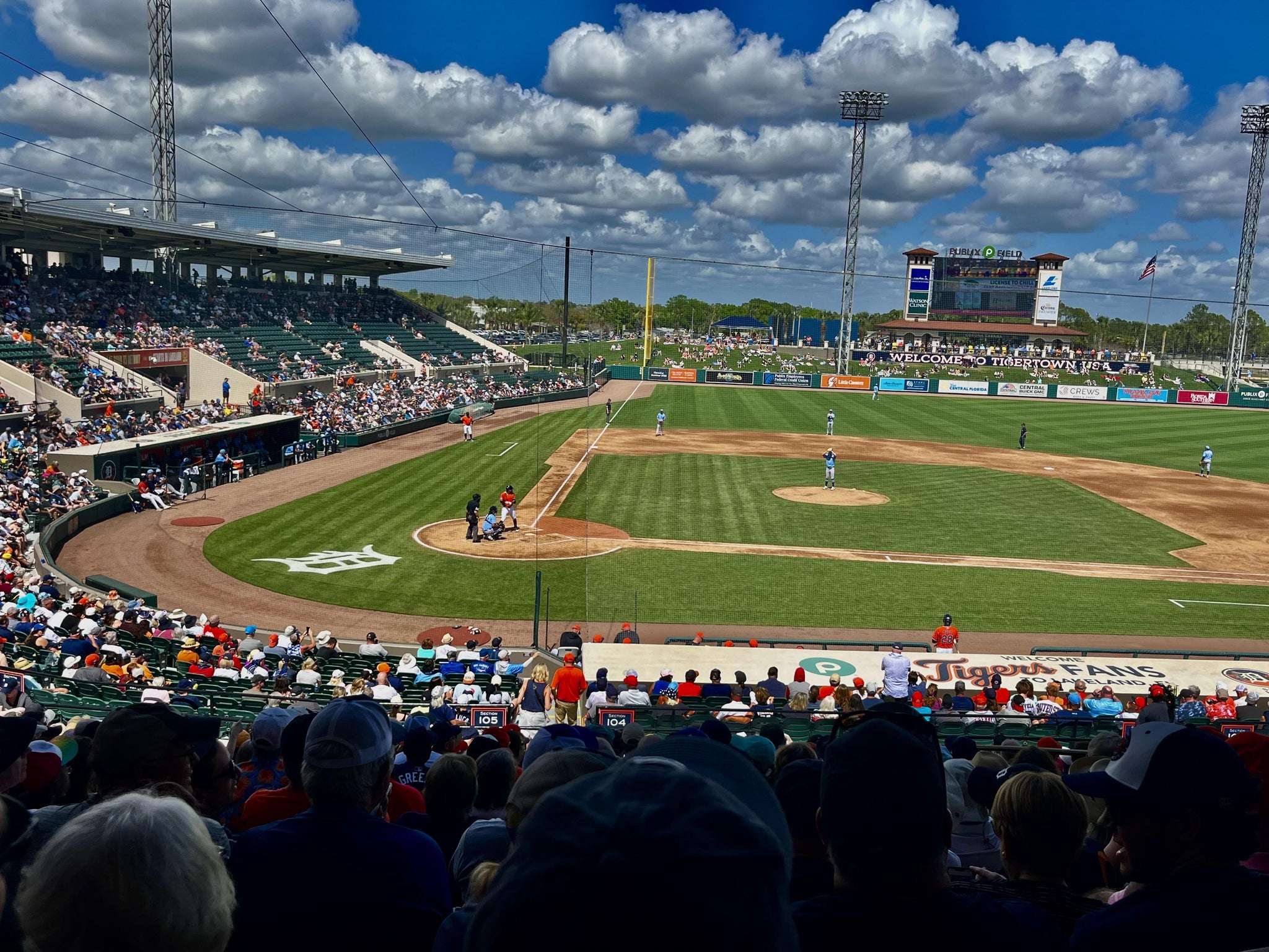 Real Fan View taken from Section 204 at Publix Field at Joker Marchant Stadium by Janis C