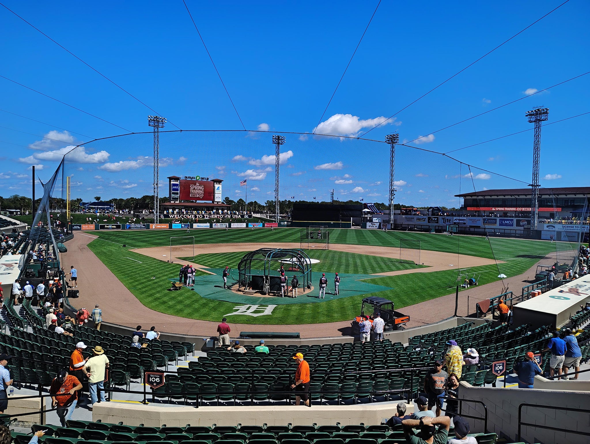 Real Fan View taken from Section 206 at Publix Field at Joker Marchant Stadium by Marshal H