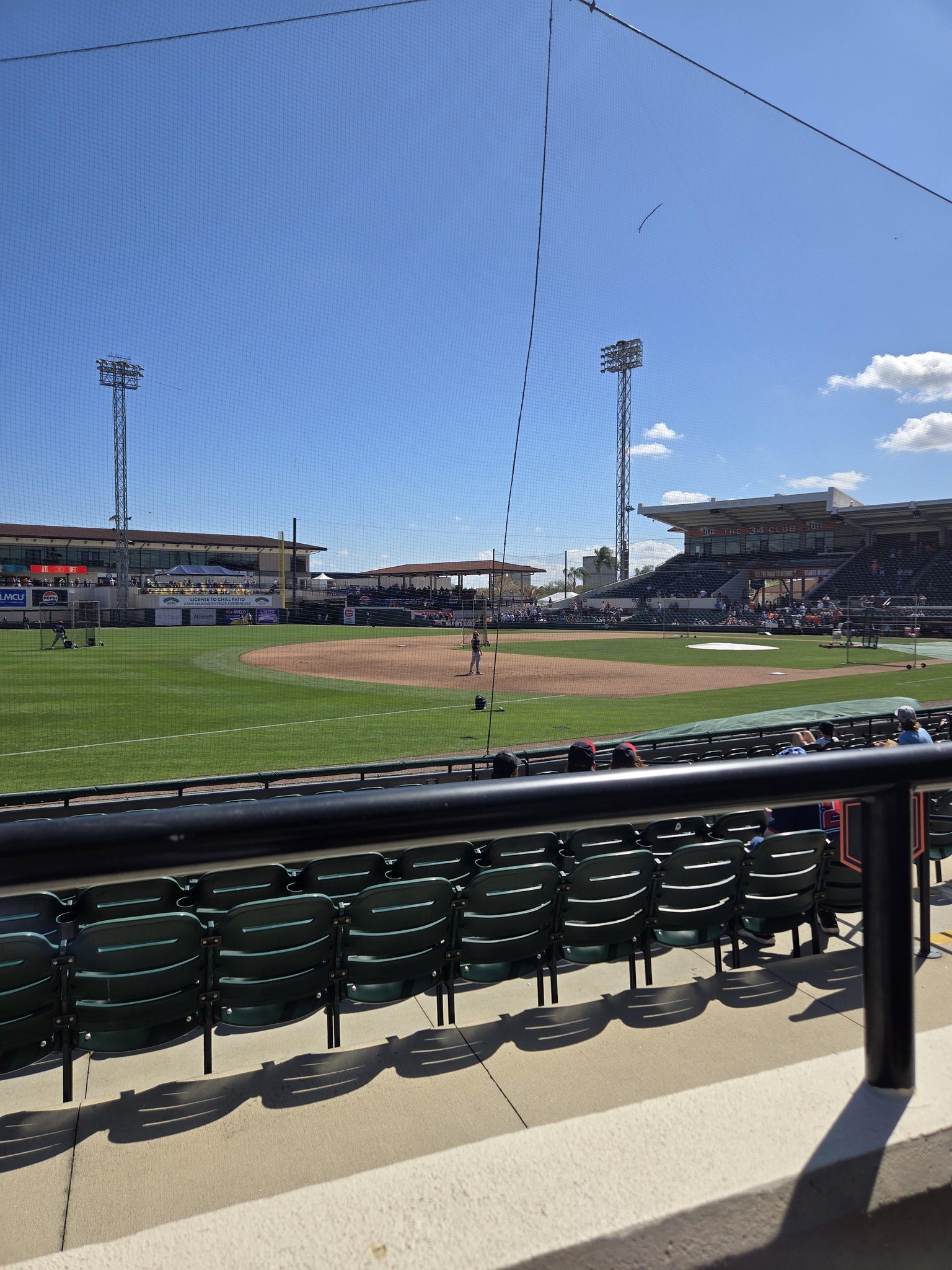 Real Fan View taken from Section 214 at Publix Field at Joker Marchant Stadium by Kathryn N