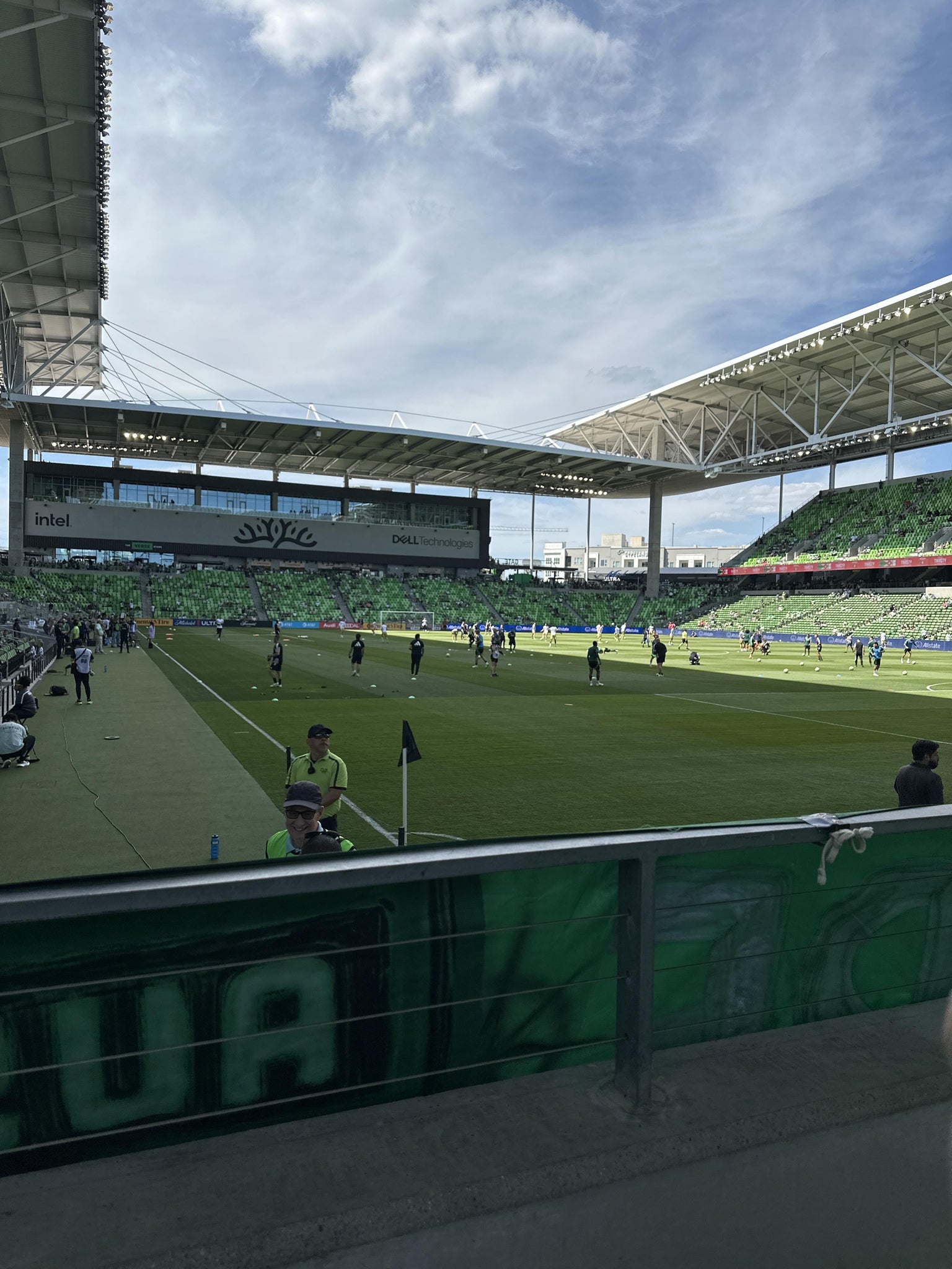 Real Fan View taken from Section 106 at Q2 Stadium by Gabriela C