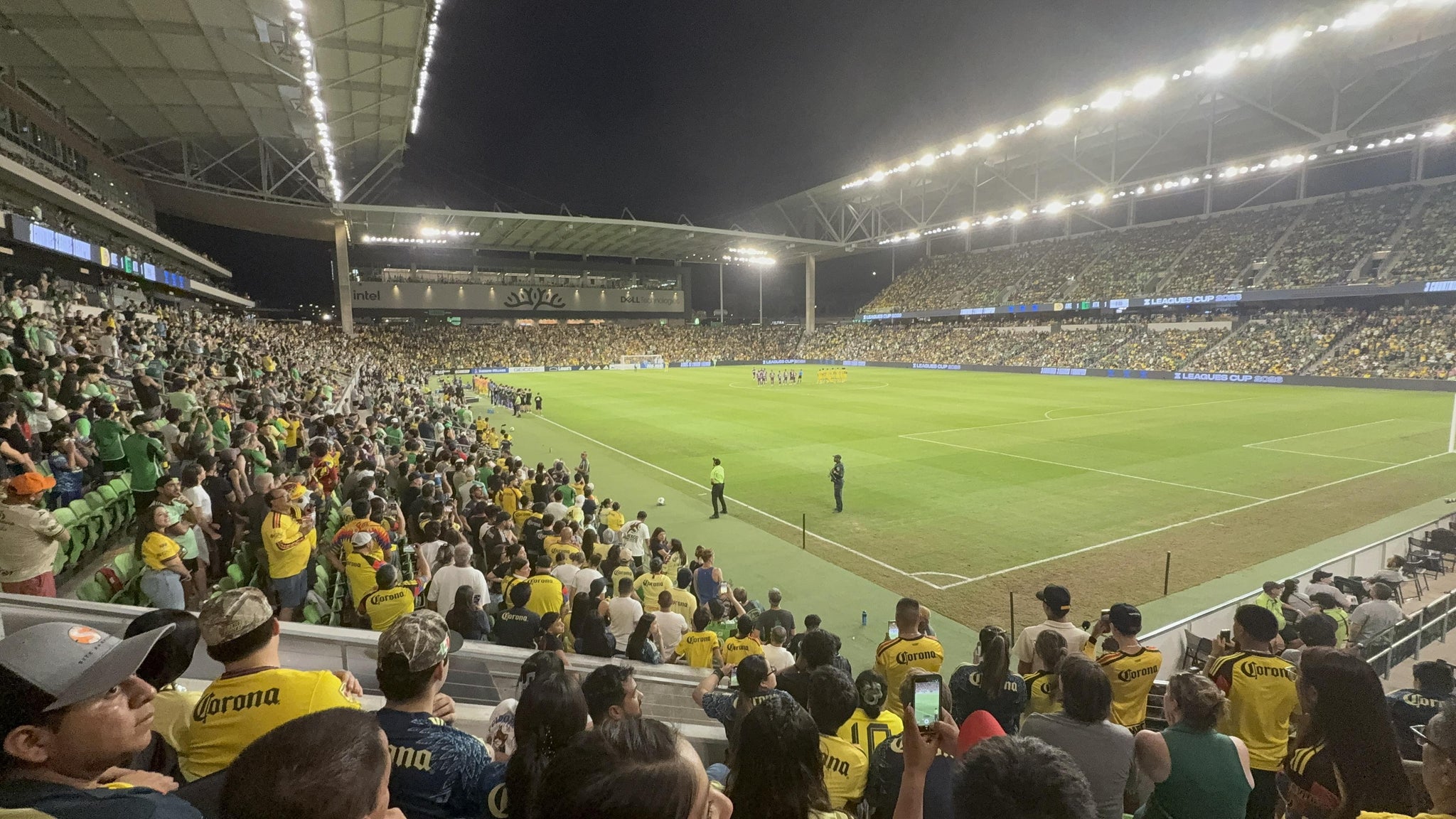 Real Fan View taken from Section 107 at Q2 Stadium by Jose A