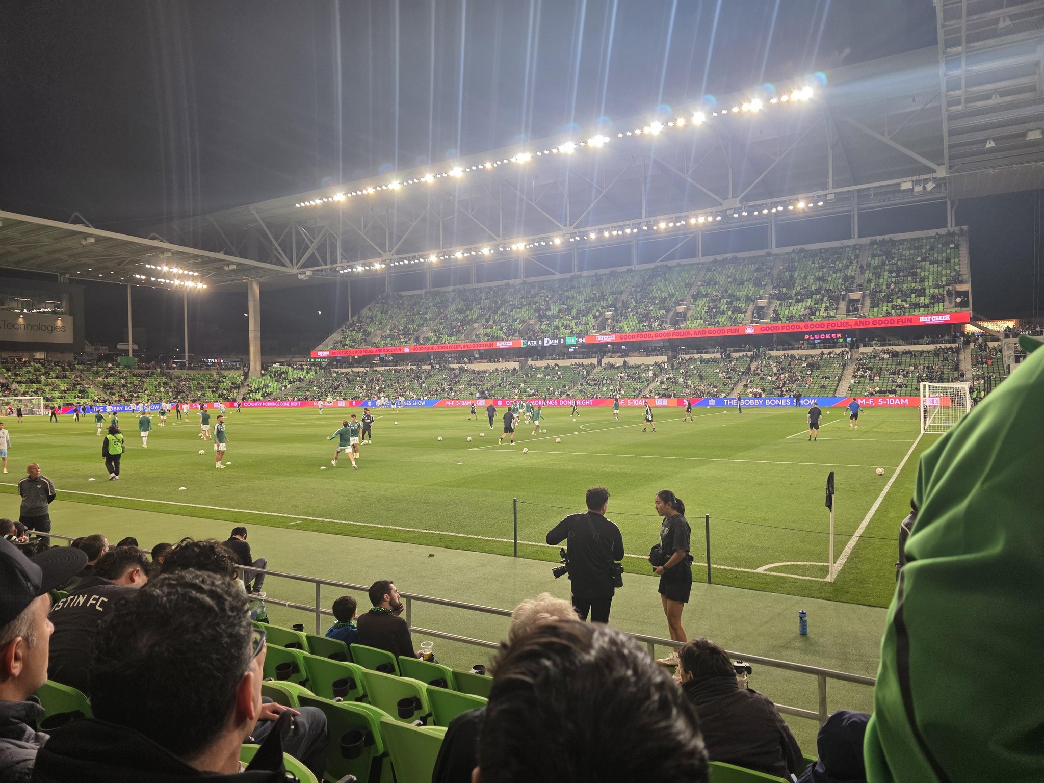 Real Fan View taken from Section 108 at Q2 Stadium by Chris M