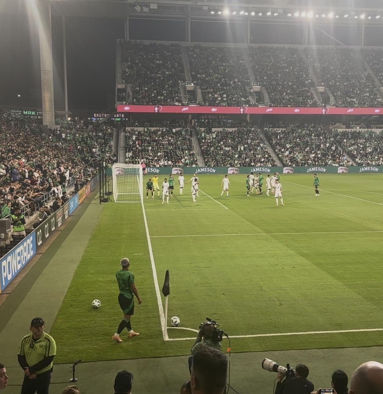Real Fan View taken from Section 118 at Q2 Stadium by Damon C
