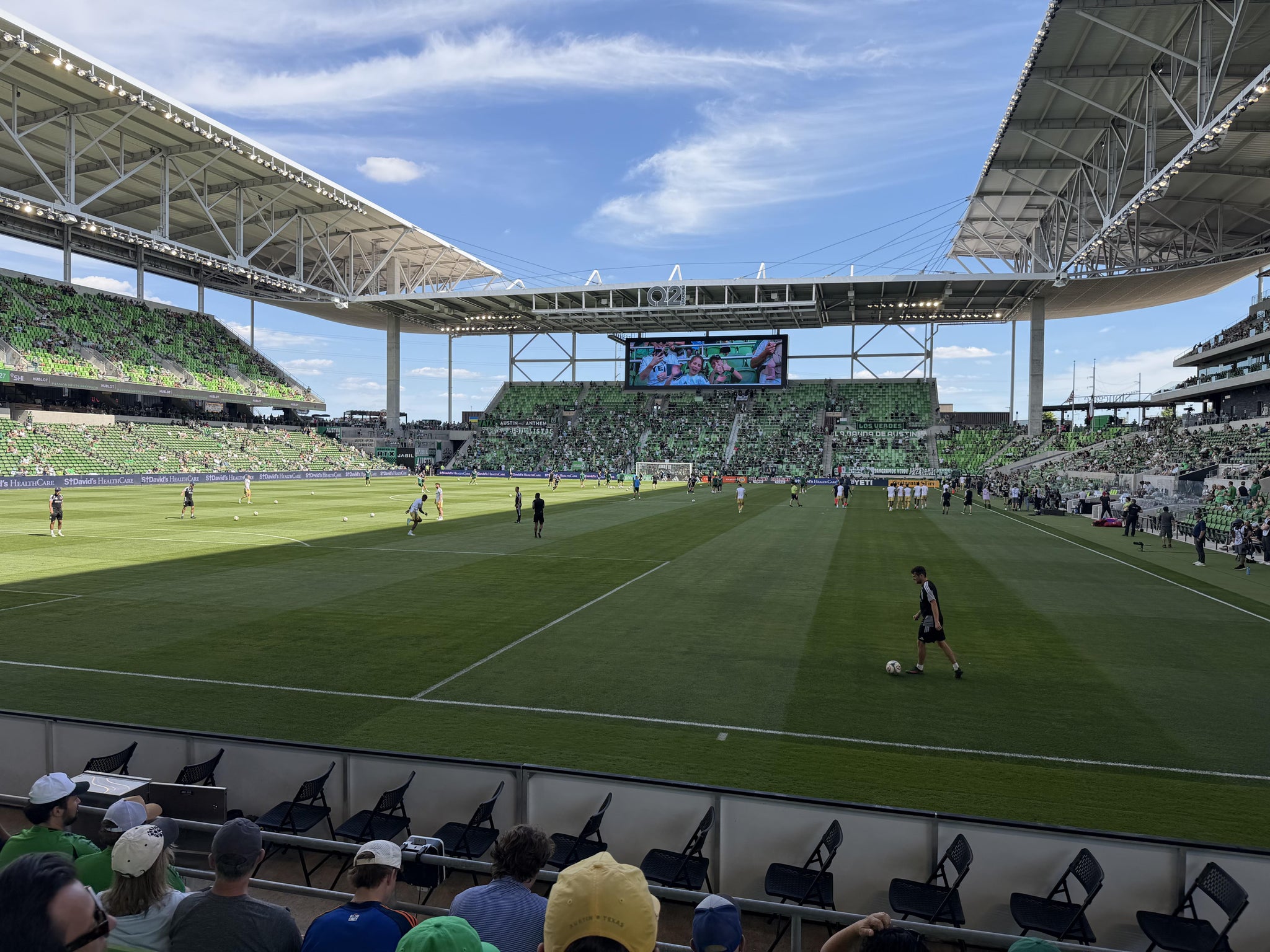 Real Fan View taken from Section 121 at Q2 Stadium by William W