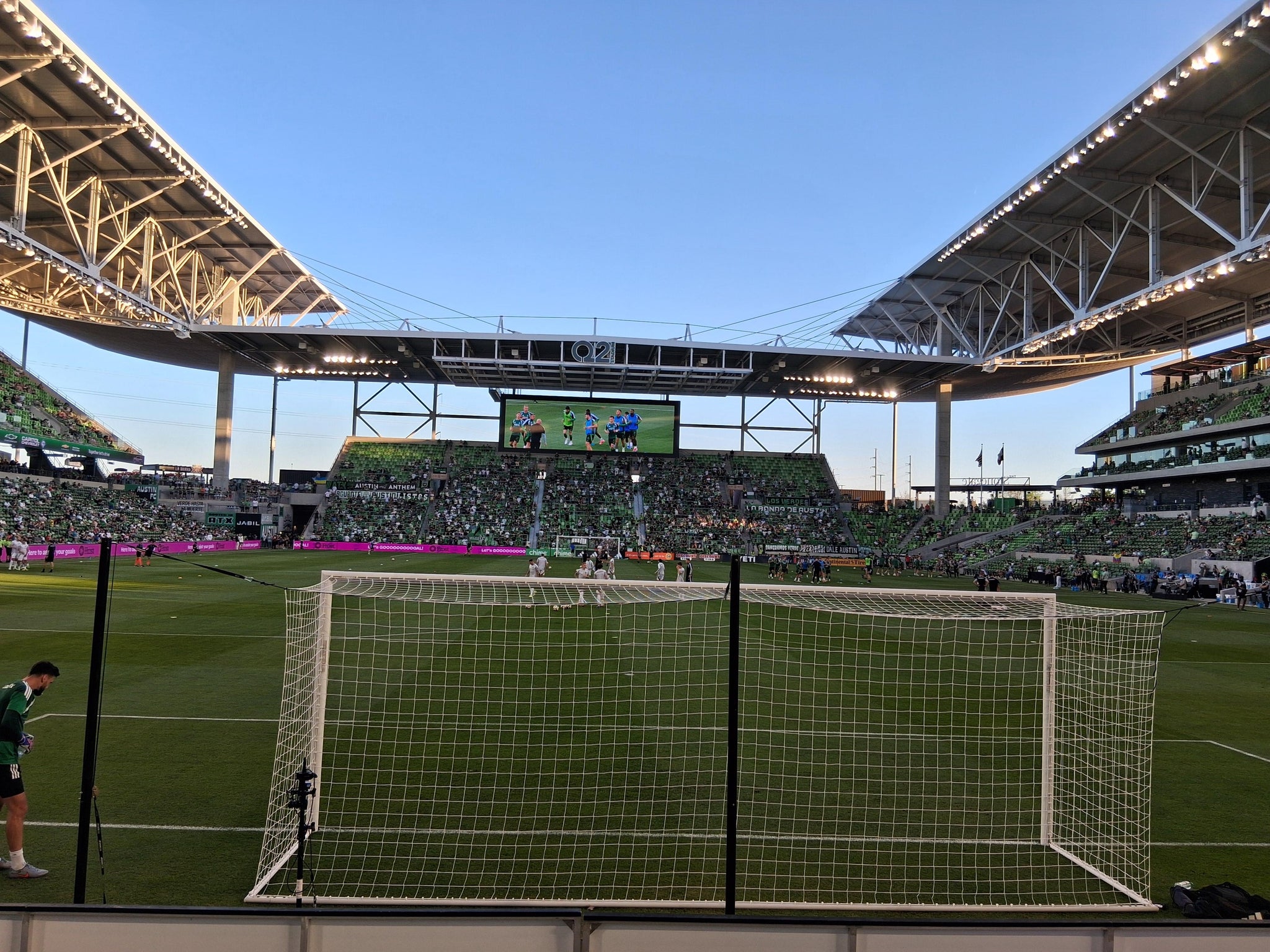 Real Fan View taken from Section 123 at Q2 Stadium by Stephen M