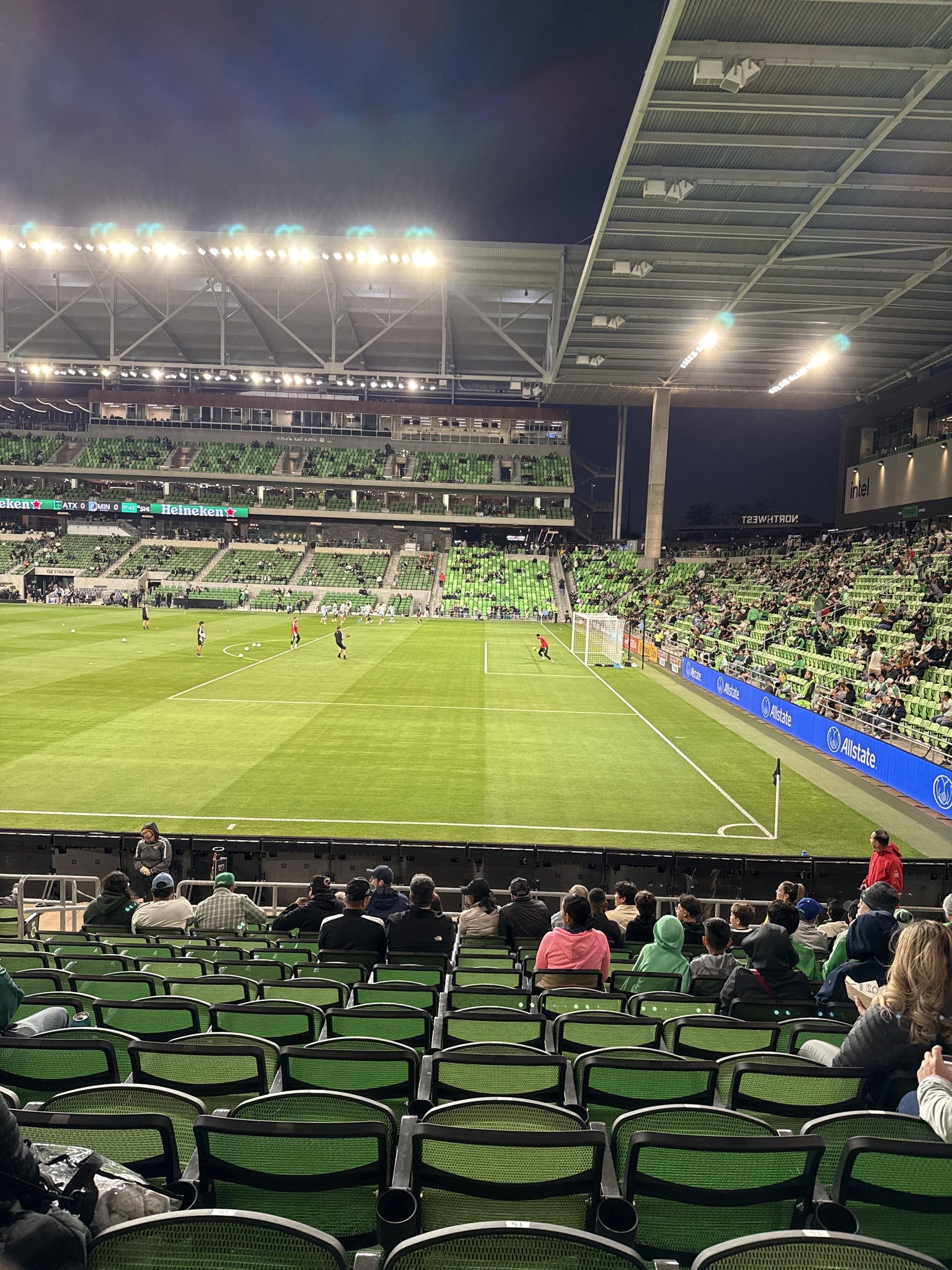 Real Fan View taken from Section 128 at Q2 Stadium by Eric S